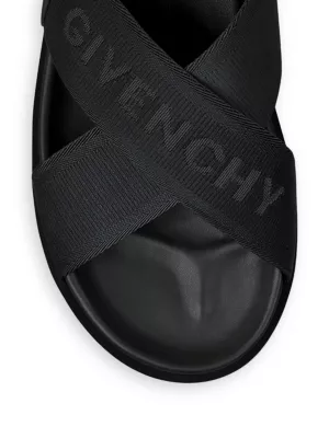 Givenchy G Plage crossover-strap sandals - Black