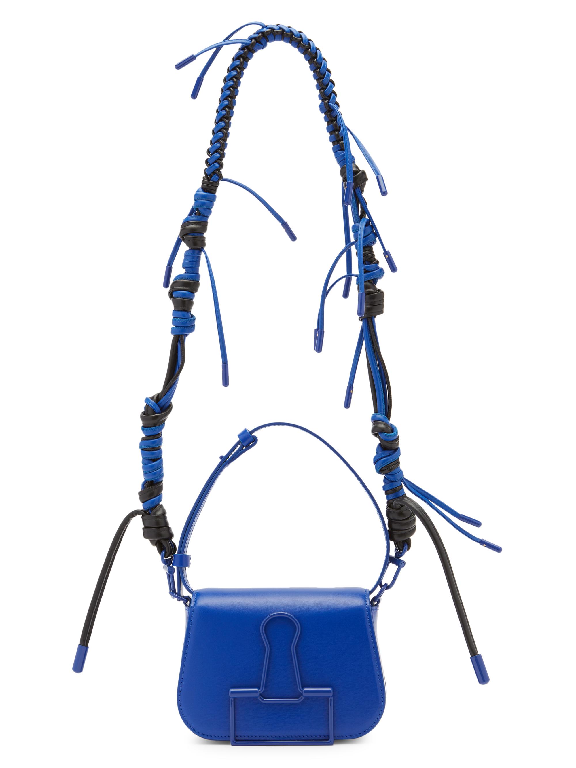 Shop Off-White Skeleton Binder Leather Crossbody Bag | Saks 