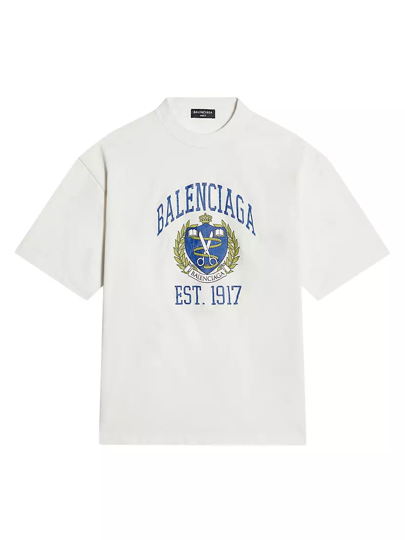 Shop Balenciaga College T-Shirt | Saks Fifth Avenue