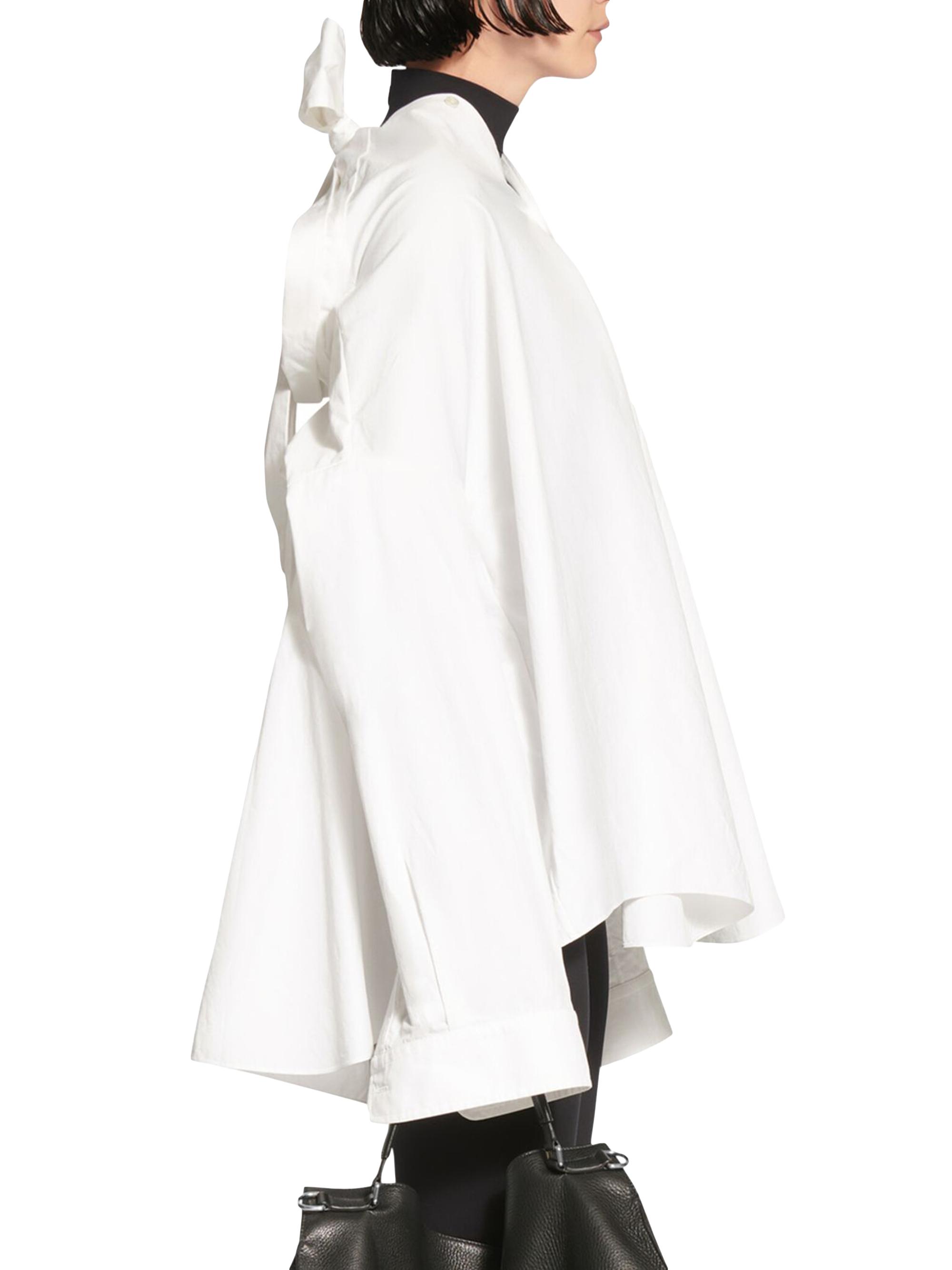 Balenciaga Knotted Vareuse Shirt | Saks Fifth Avenue