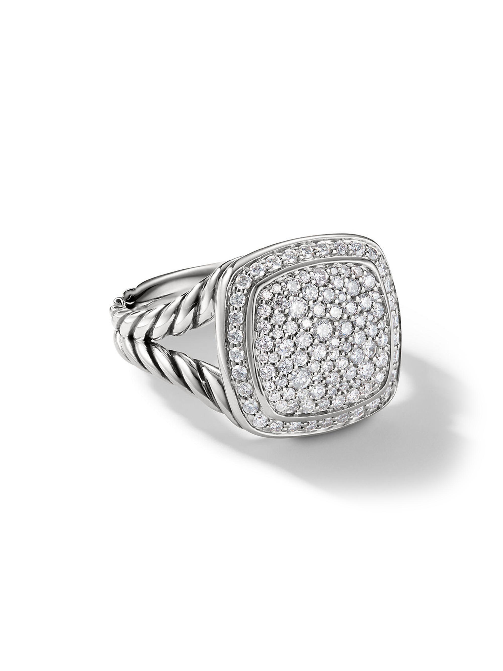 David Yurman Women's Albion Ring with Pavé Diamonds - Diamond