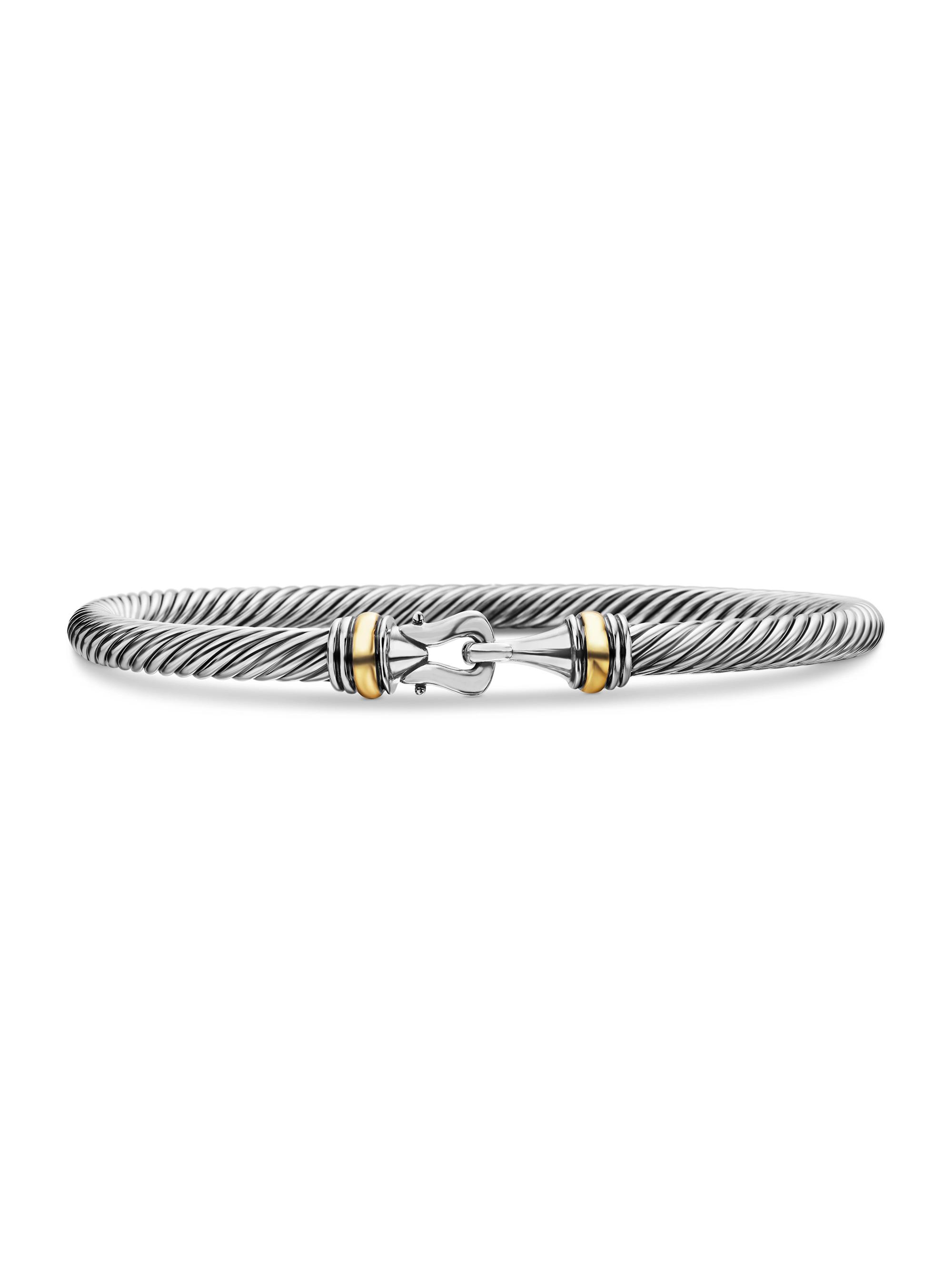 David Yurman Women's Buckle Bracelet in Sterling Silver - Silver