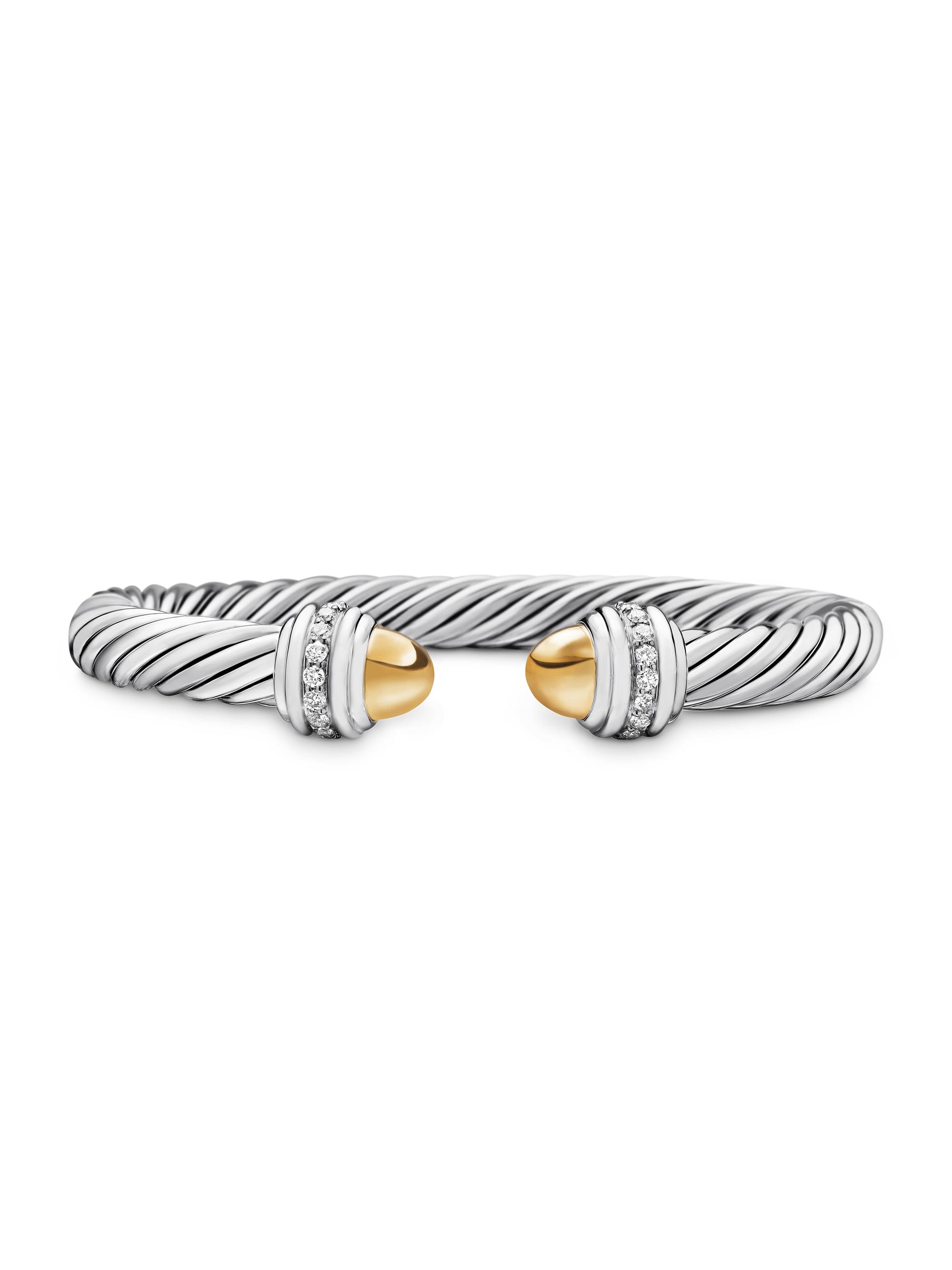 David Yurman Women's Classic Cable Bracelet in Sterling Silver - Silver