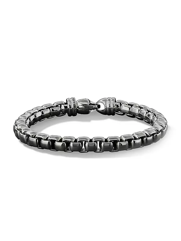 David Yurman Wheat Chain Bracelet in Sterling Silver Men's Size Medium