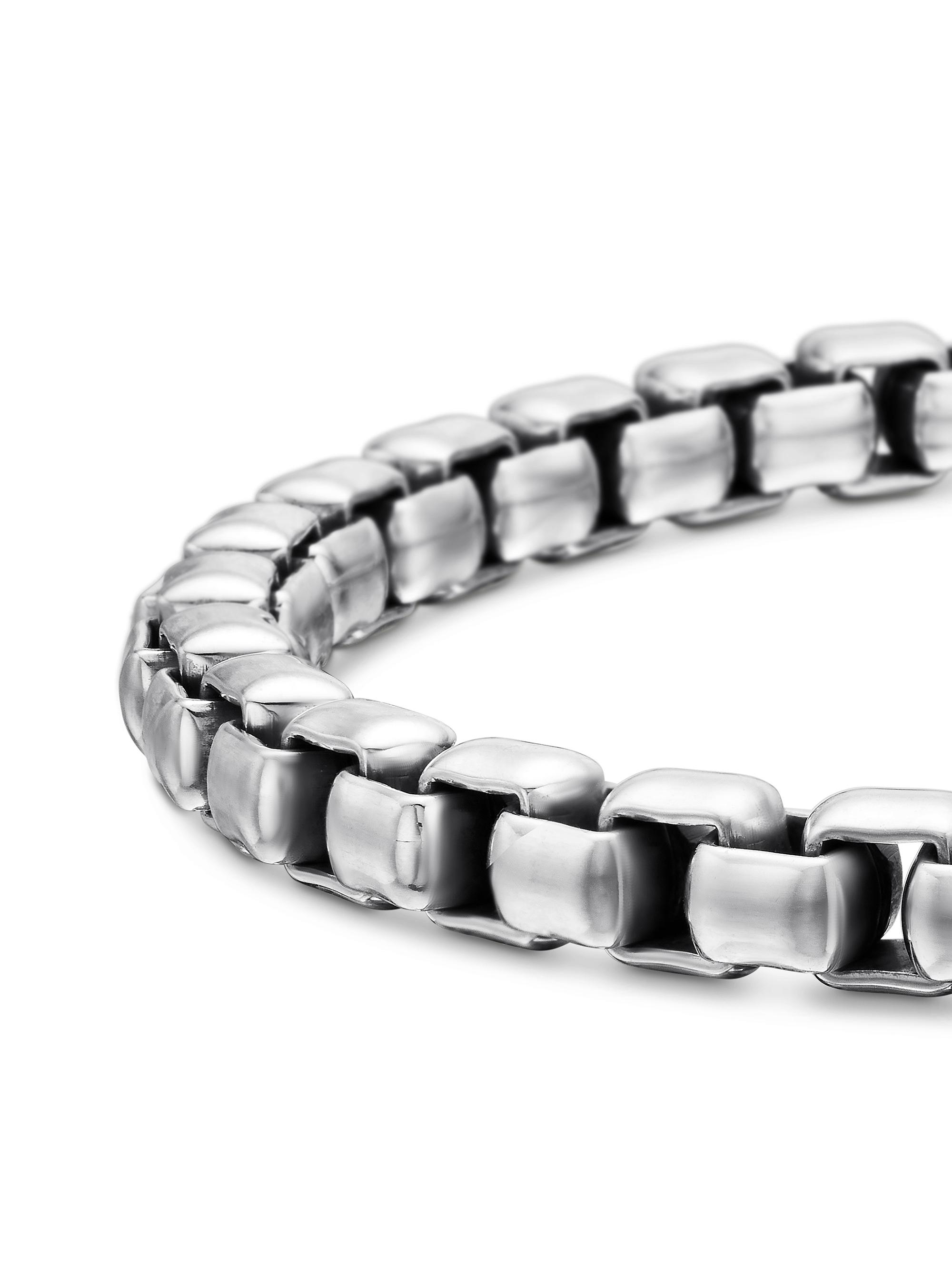 David Yurman Box Chain Bracelet in Sterling Silver, 5MM | Saks