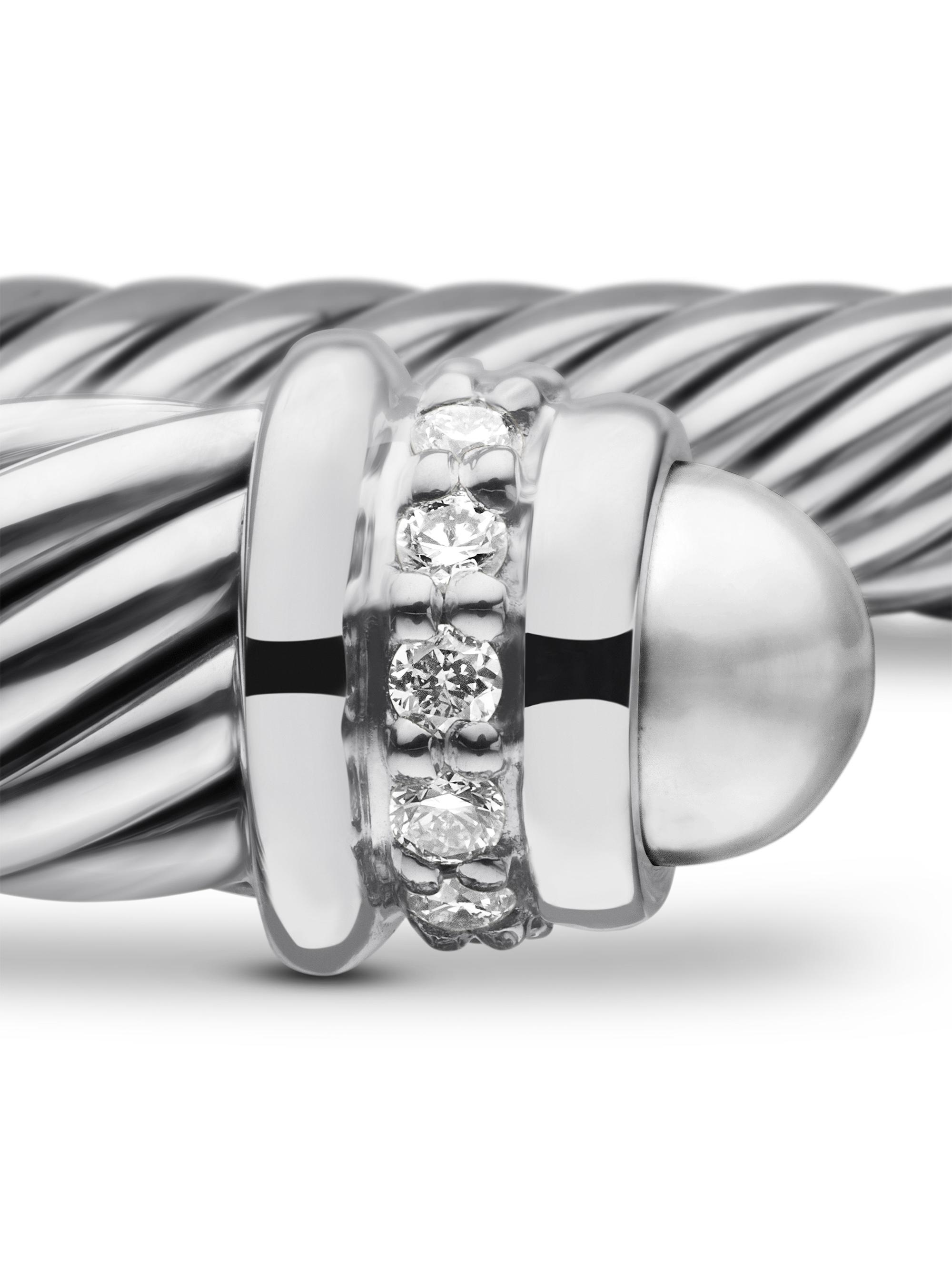 David Yurman Classic Cable Bracelet in Sterling Silver | Saks