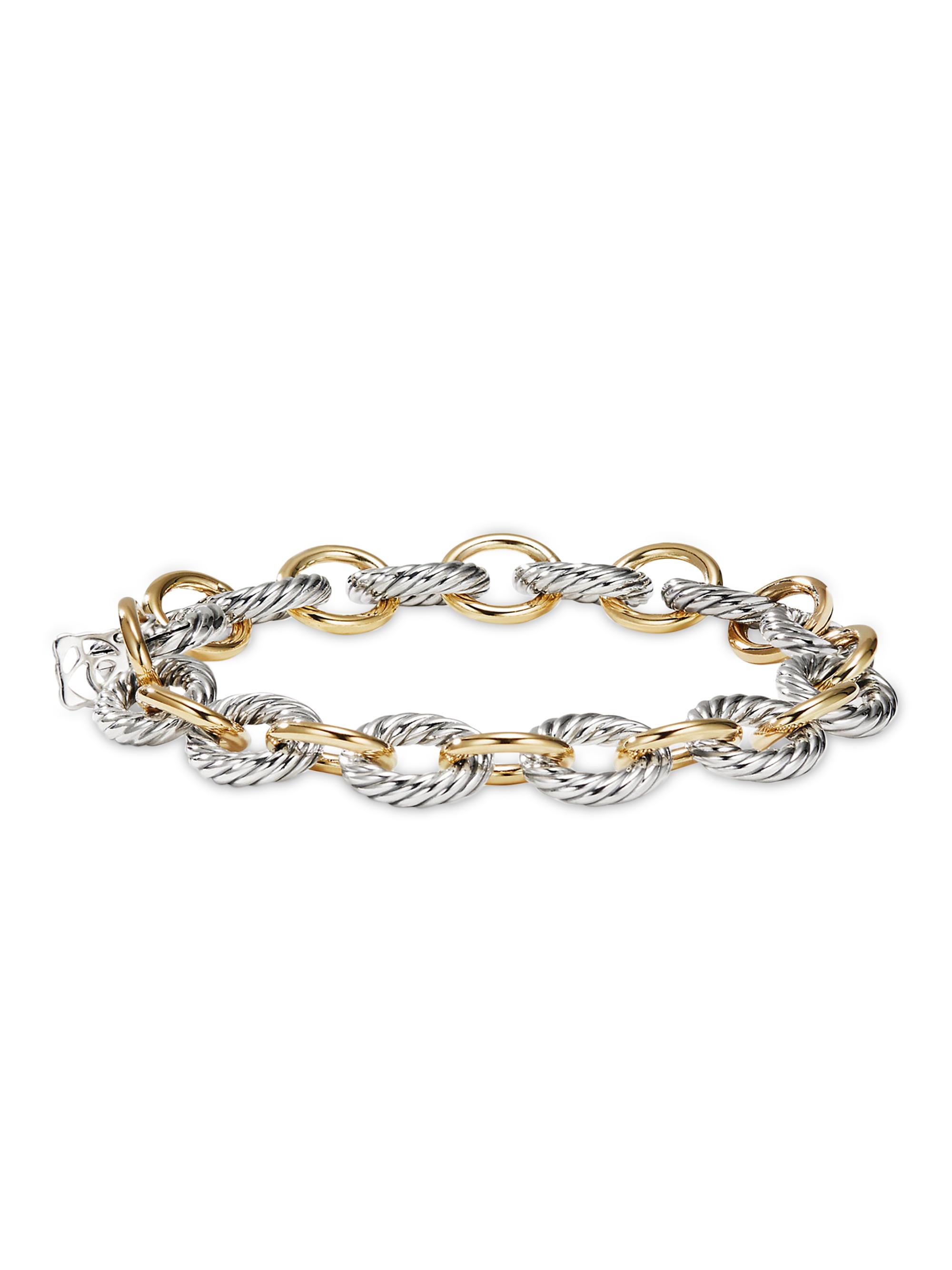 David Yurman Women's Oval Link Chain Bracelet in Sterling Silver - Silver