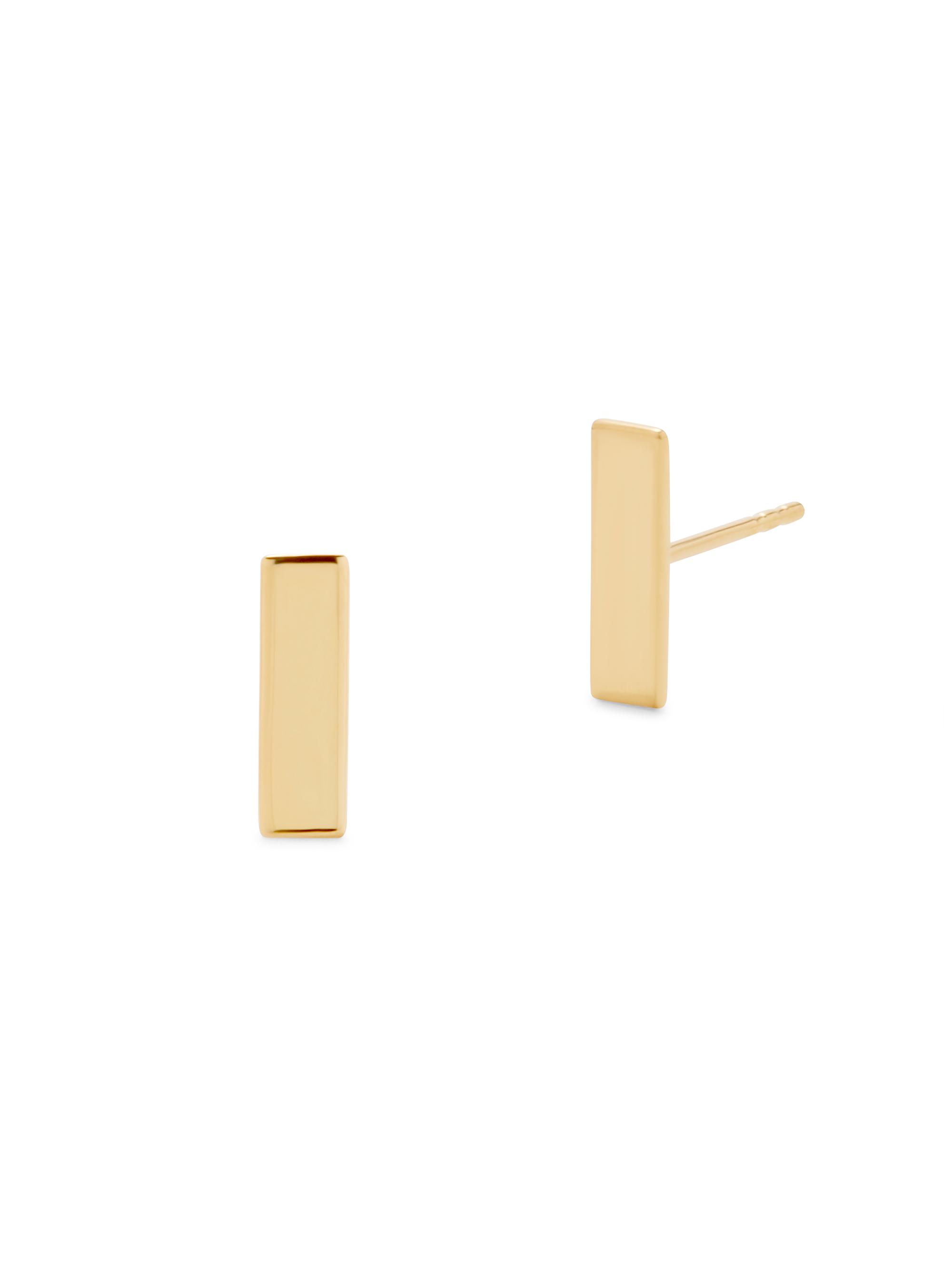 brook & york Women's Casey 14K Yellow Gold Bar Stud Earrings - Gold