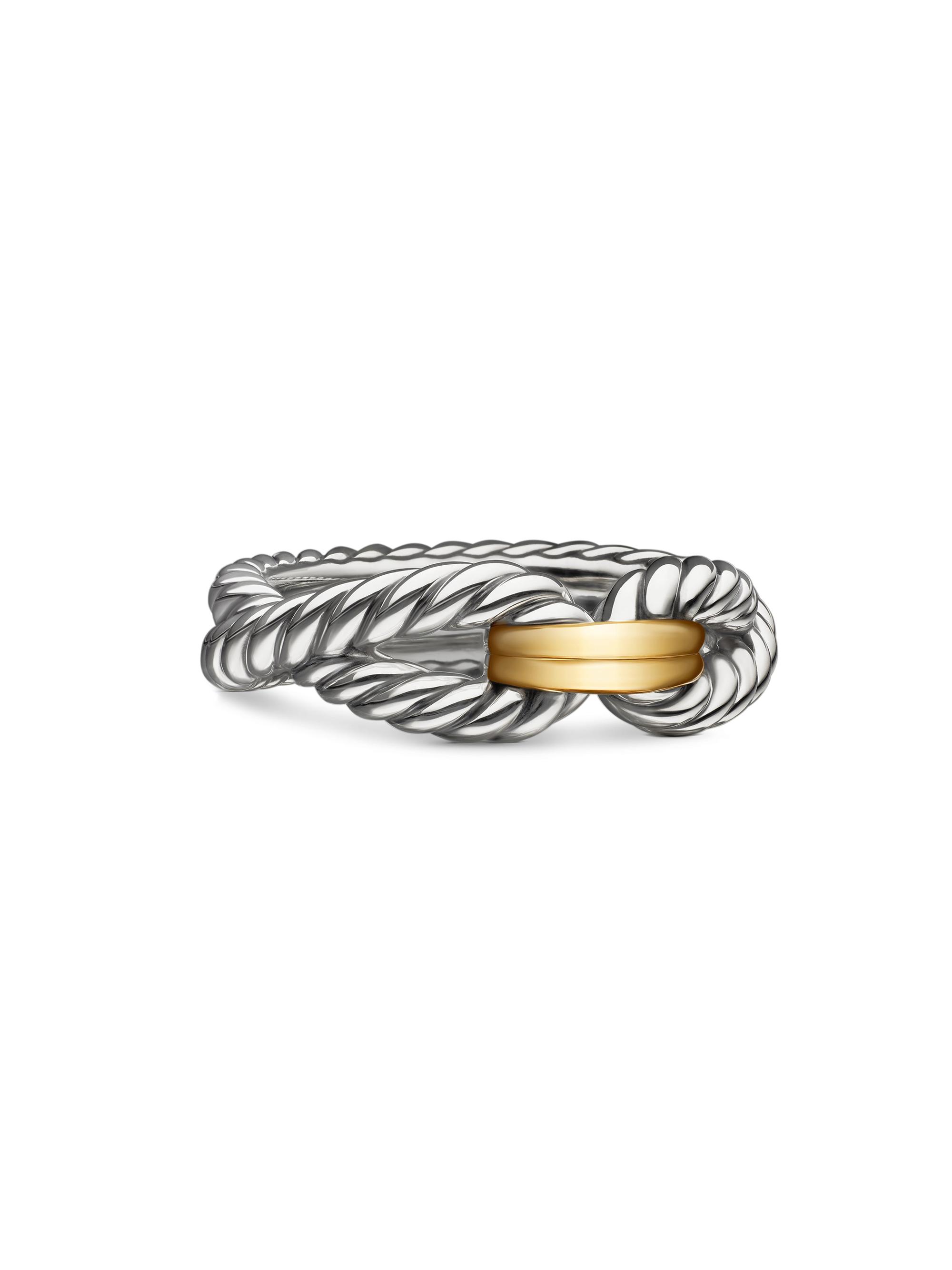 David Yurman Women's Cable Loop Band Ring in Sterling Silver - Silver