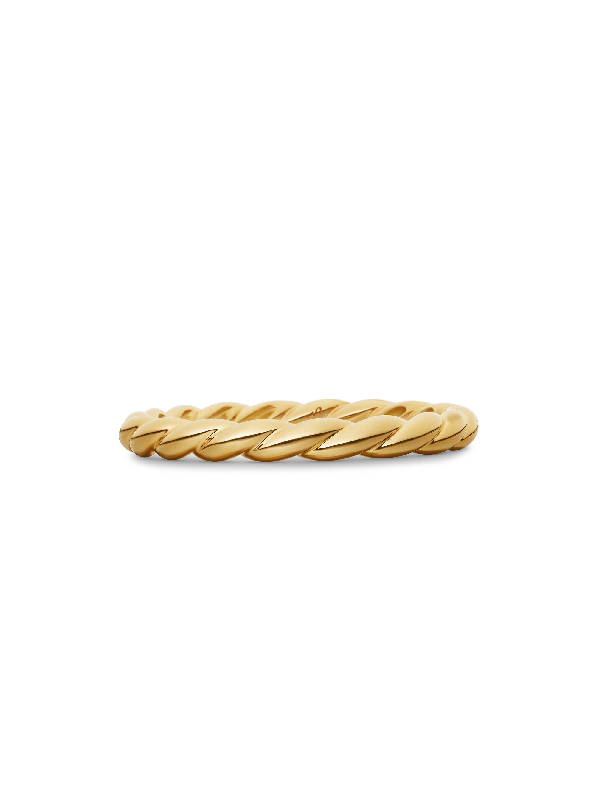 David Yurman Women's Flex Band Ring in 18K Yellow Gold - Gold
