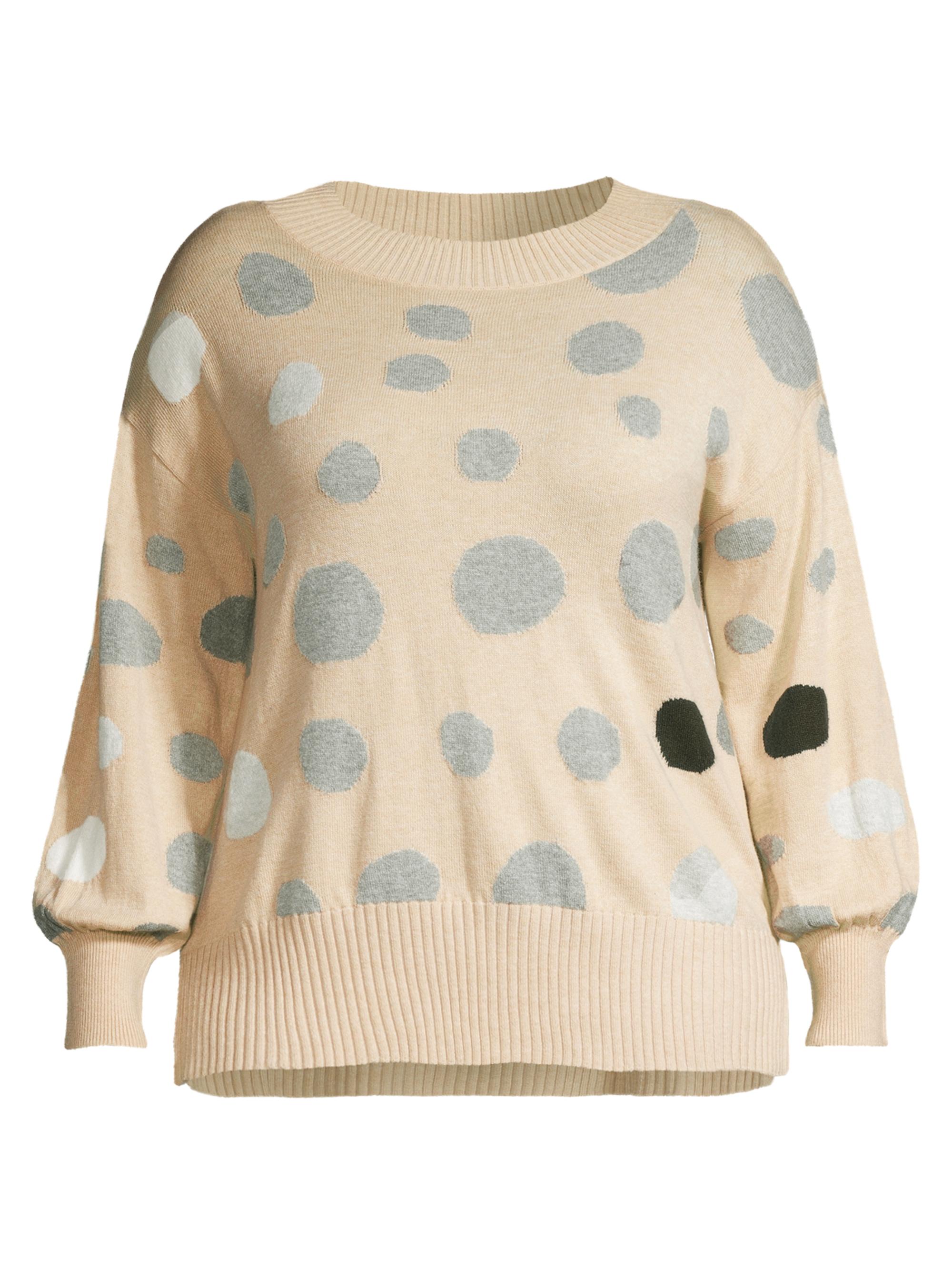 NIC+ZOE Women's Sweet Spot Cotton-Blend Sweater - Neutral Multi