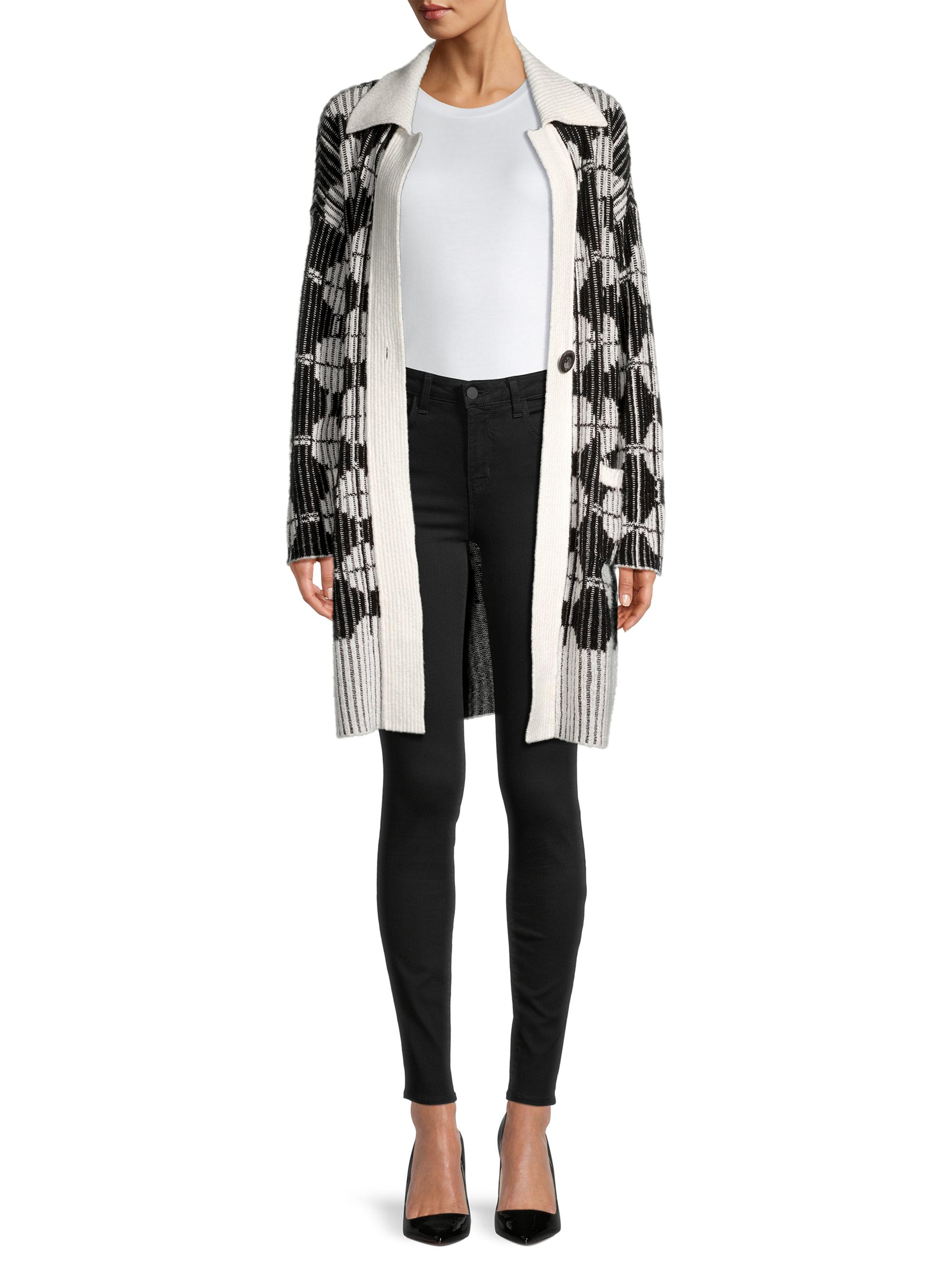 NIC+ZOE Soft Dot Rib-Knit Cardigan | Saks Fifth Avenue