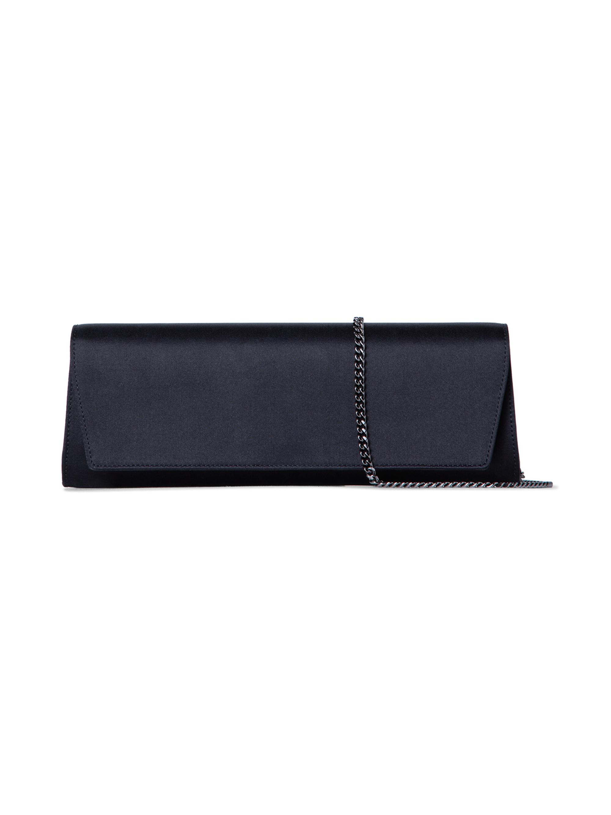 Akris Women's Anouk Satin Clutch-On-Chain - Black