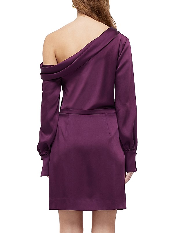 Shop SIMKHAI Cameron One-Shoulder Minidress | Saks Fifth Avenue Shop SIMKHAI Cameron One-Shoulder Minidress | Saks Fifth Avenue