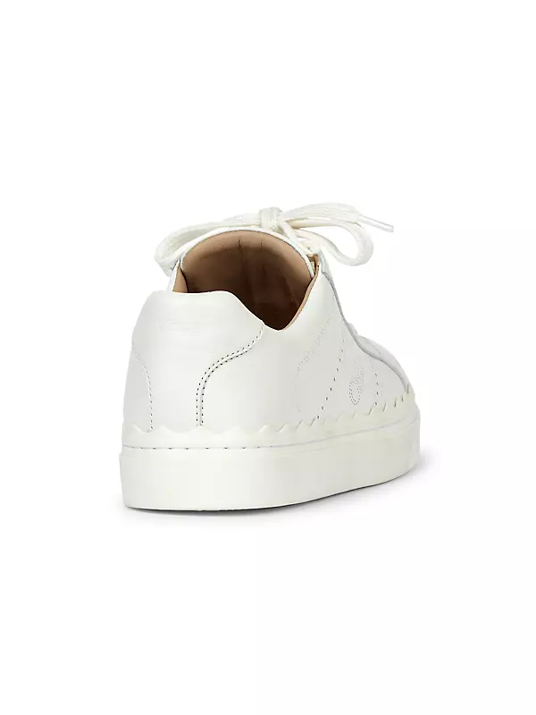 TARRAMARRA® Women Leather Zip Decor Low-top White Sneakers Chloe