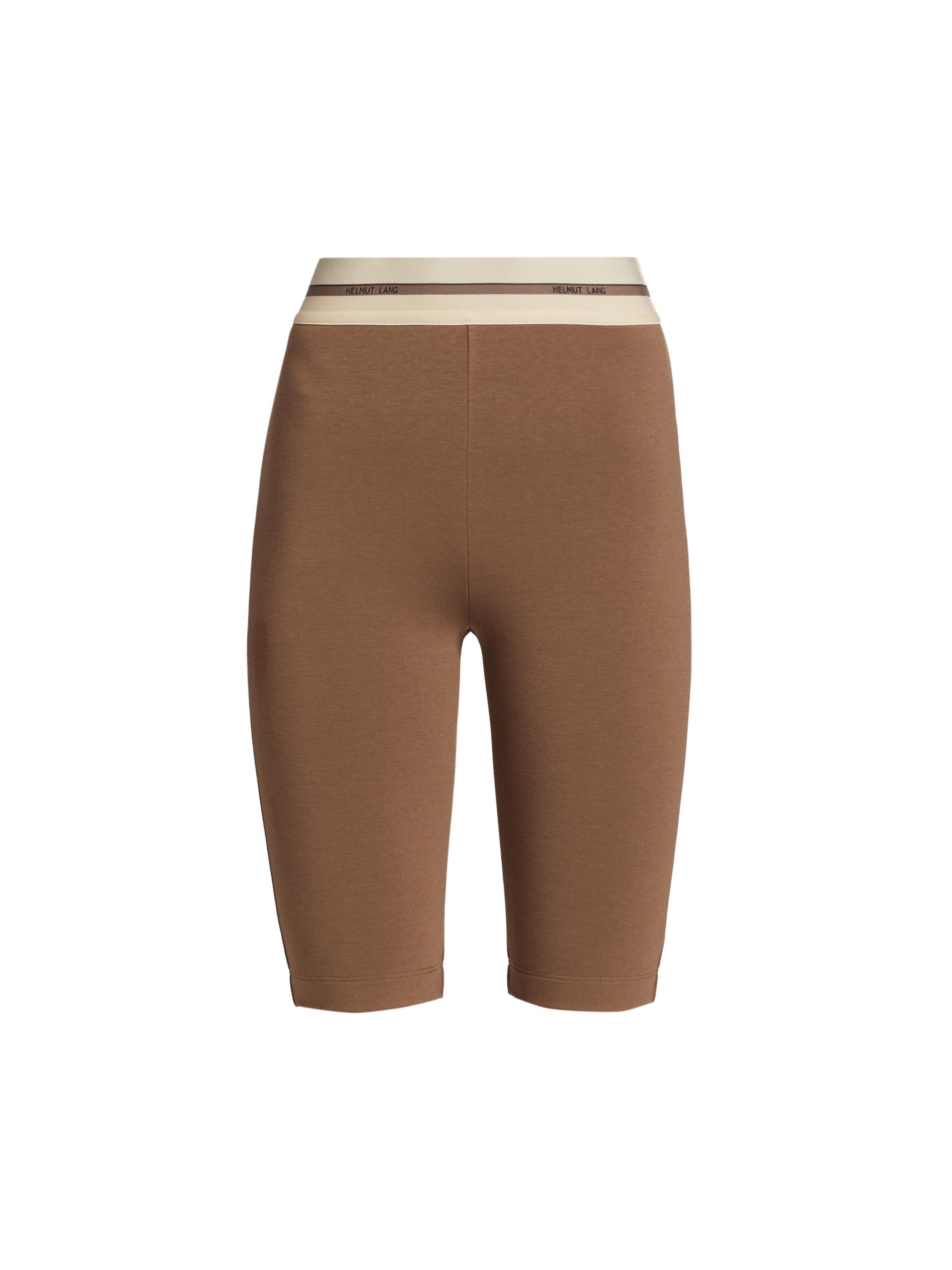 Helmut Lang Women's Macro Modal Biker Short - Cigar