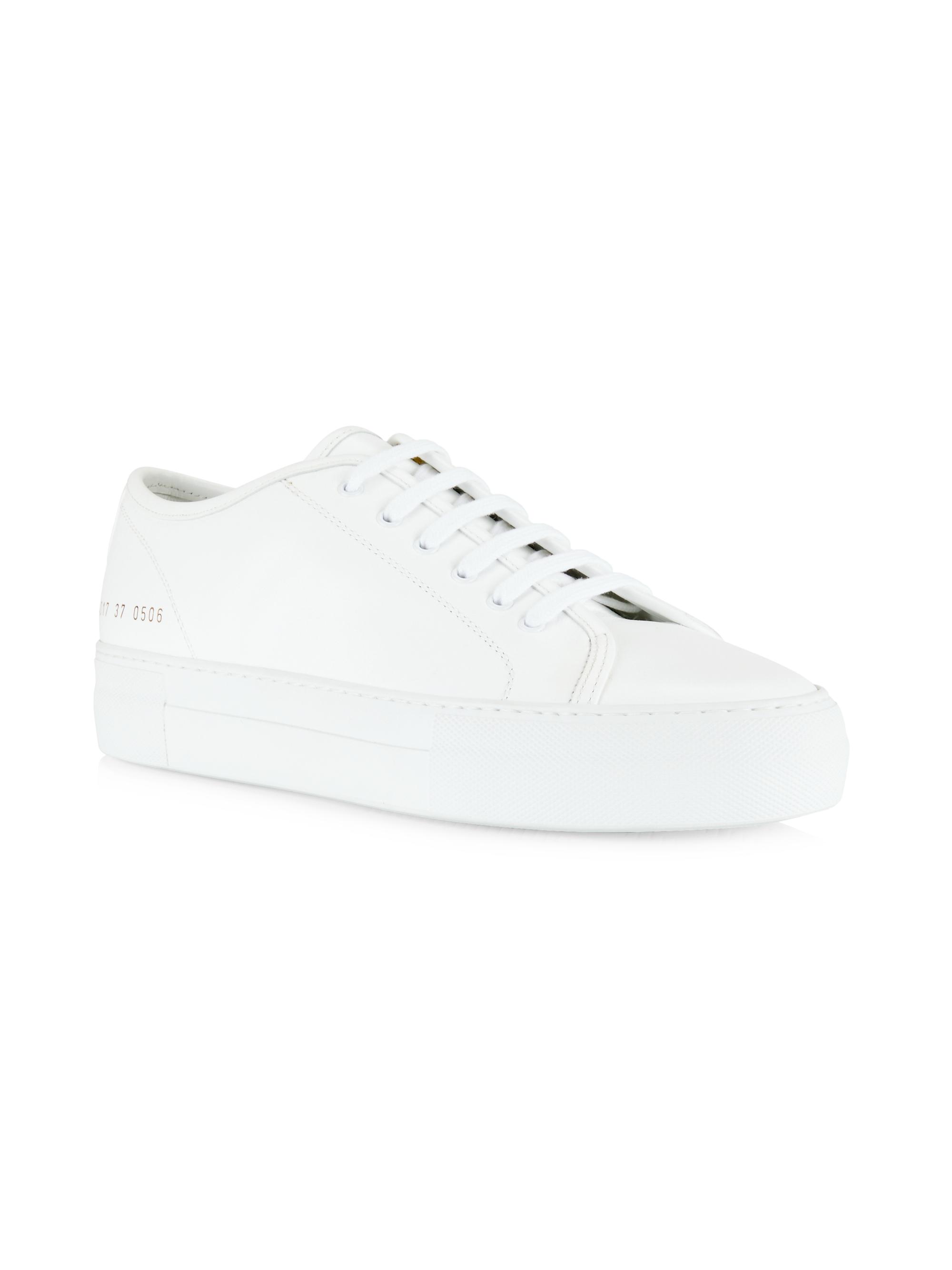 Common Projects Tournament Low-Top Super Platform Sneakers | Saks