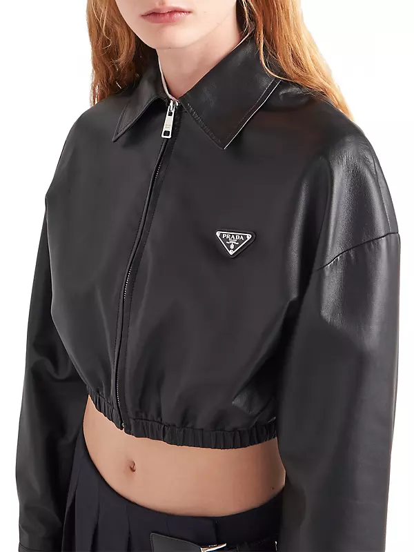 Shop Prada Leather Jacket | Saks Fifth Avenue