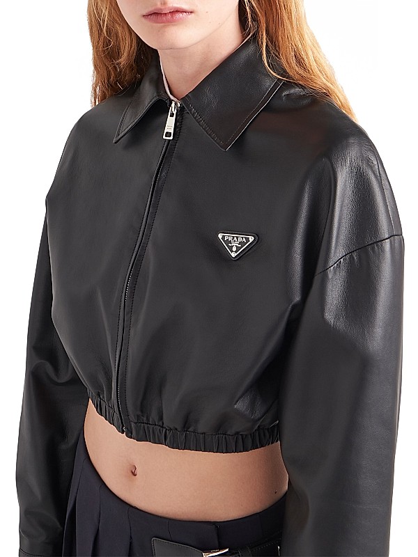 Shop Prada Leather Jacket | Saks Fifth Avenue Shop Prada Leather Jacket | Saks Fifth Avenue