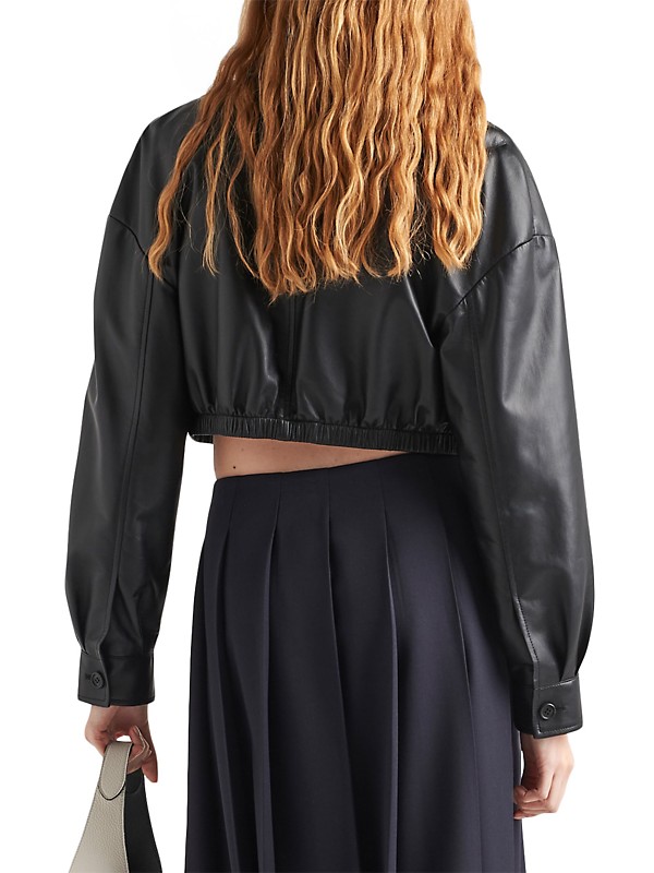 Shop Prada Leather Jacket | Saks Fifth Avenue Shop Prada Leather Jacket | Saks Fifth Avenue