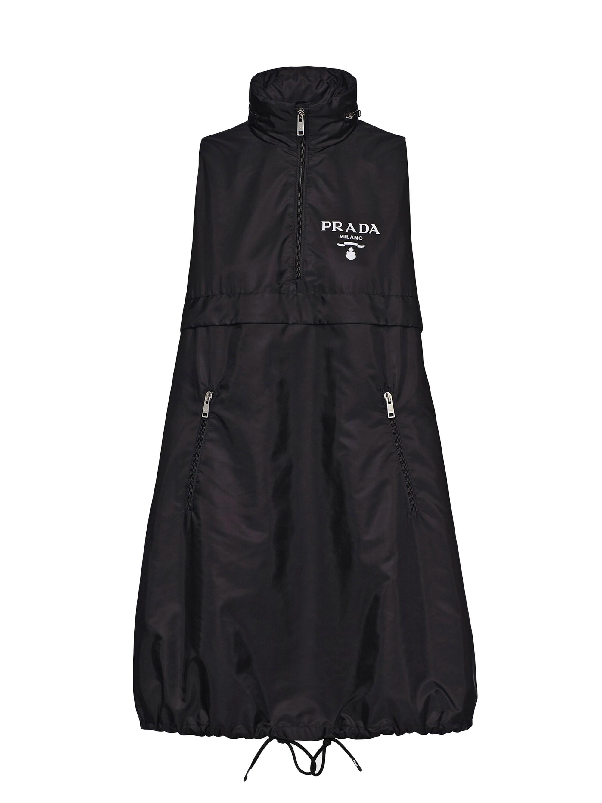 【PRADA】 ReーNylonフレアミニワンピース M 夏まで活躍《PRADA》ReーNylonフレアミニワンピース (PRADA/ワンピース