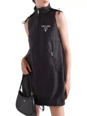 Shop Prada Re-Nylon Mini Dress | Saks Fifth Avenue