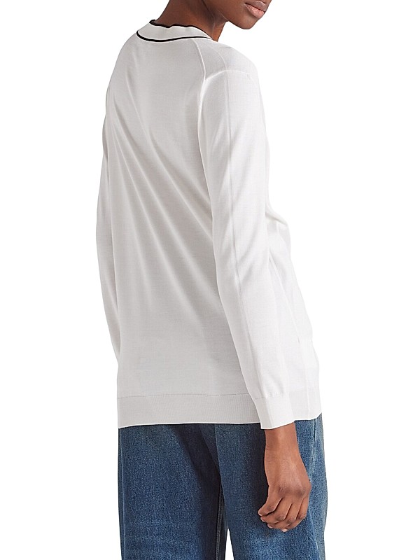 Shop Prada Silk Cardigan | Saks Fifth Avenue Shop Prada Silk Cardigan | Saks Fifth Avenue