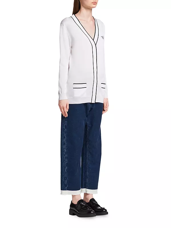 Shop Prada Silk Cardigan | Saks Fifth Avenue Shop Prada Silk Cardigan | Saks Fifth Avenue