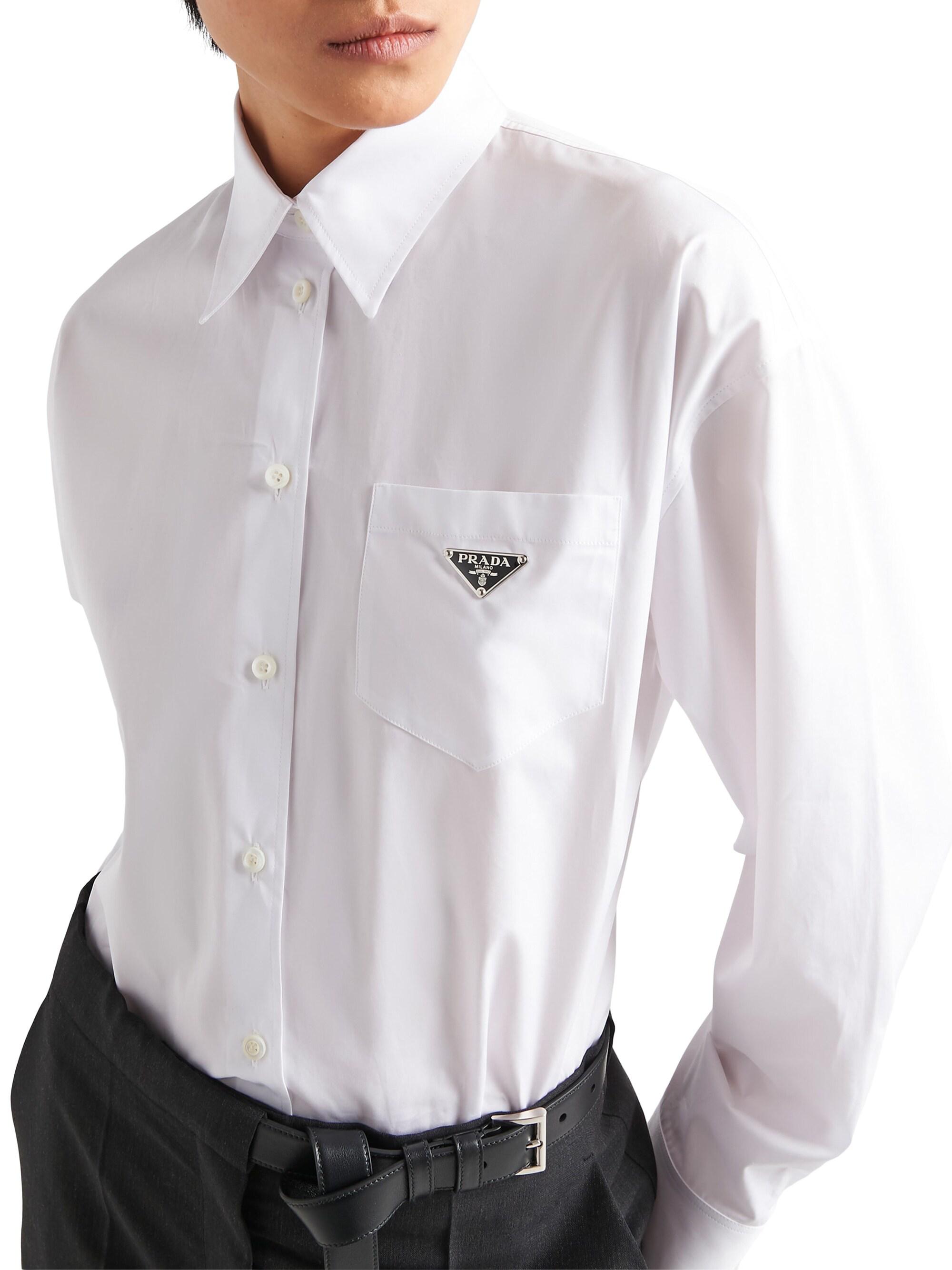 半額以下★PRADA COTTON POPLIN SHIRT サックス 半額以下☆PRADA COTTON POPLIN SHIRT サックス - メルカリ