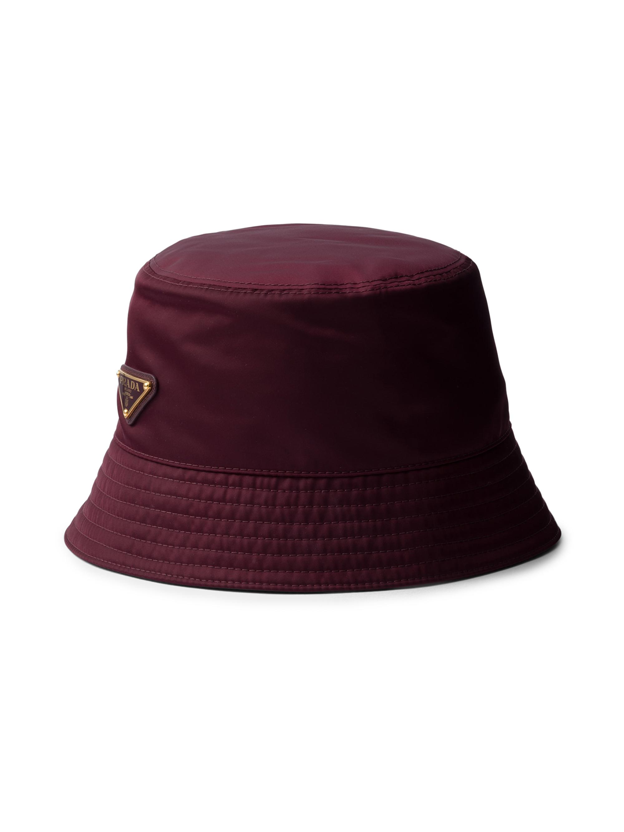 Prada Women's Re-Nylon Bucket Hat - Dark Red