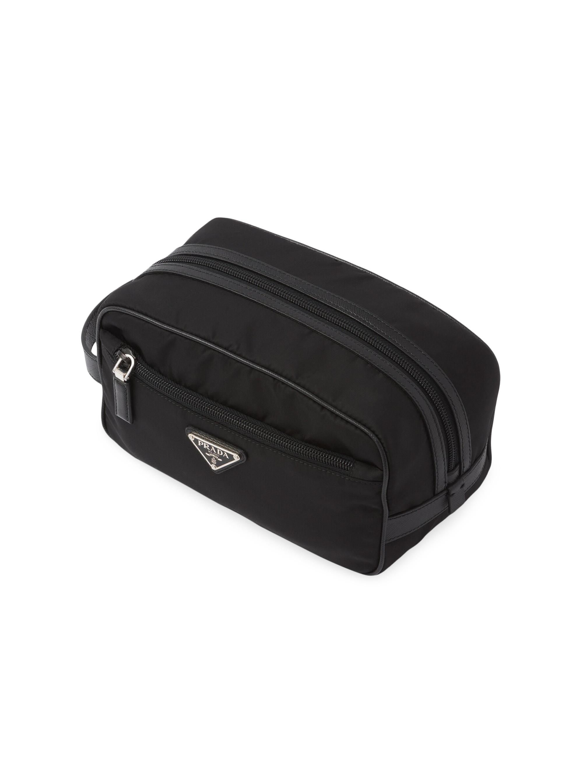 Prada Re-Nylon and Saffiano Leather Travel Pouch | Saks Fifth Avenue