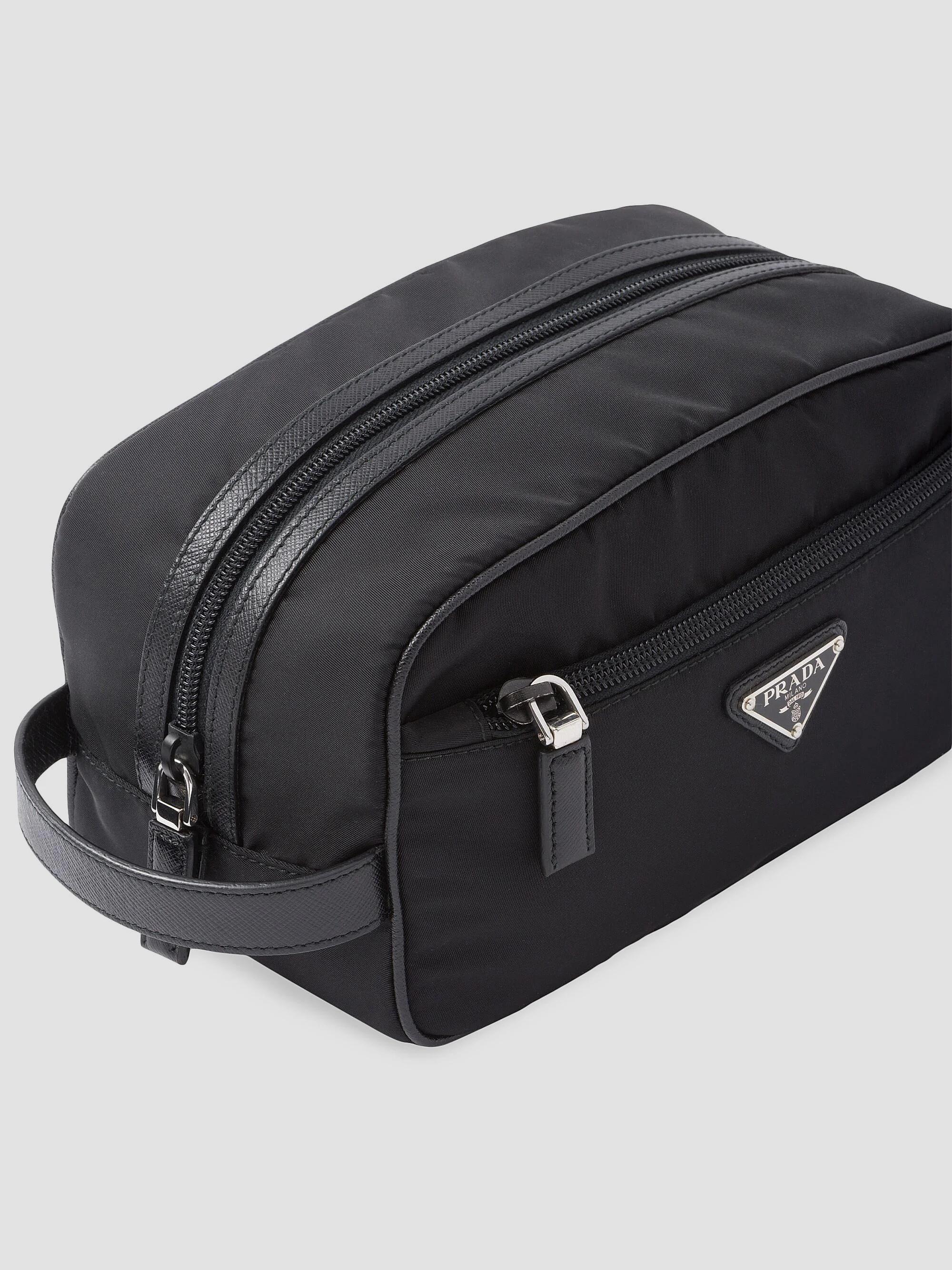 PRADA ナイロンケース Prada Nylon and Saffiano Leather Travel Pouch | Saks Fifth Avenue