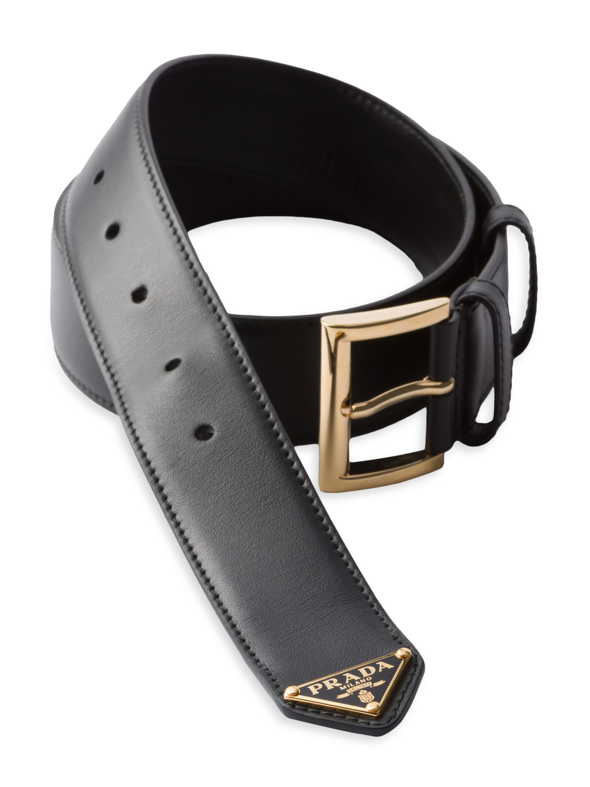 Prada Women’s Belt Prada Leather Belt | Saks Fifth Avenue