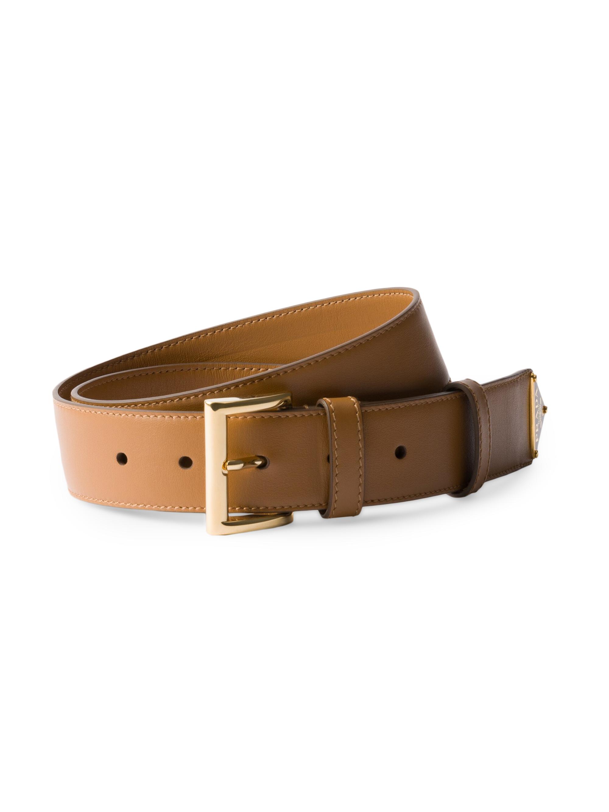 Prada Women's Leather Belt - Brown