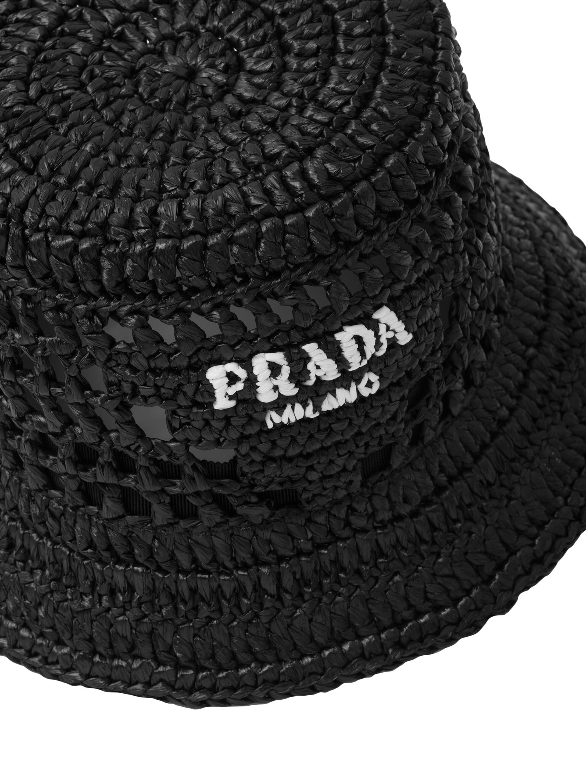 Prada Raffia Bucket Hat | Saks Fifth Avenue display picture 3