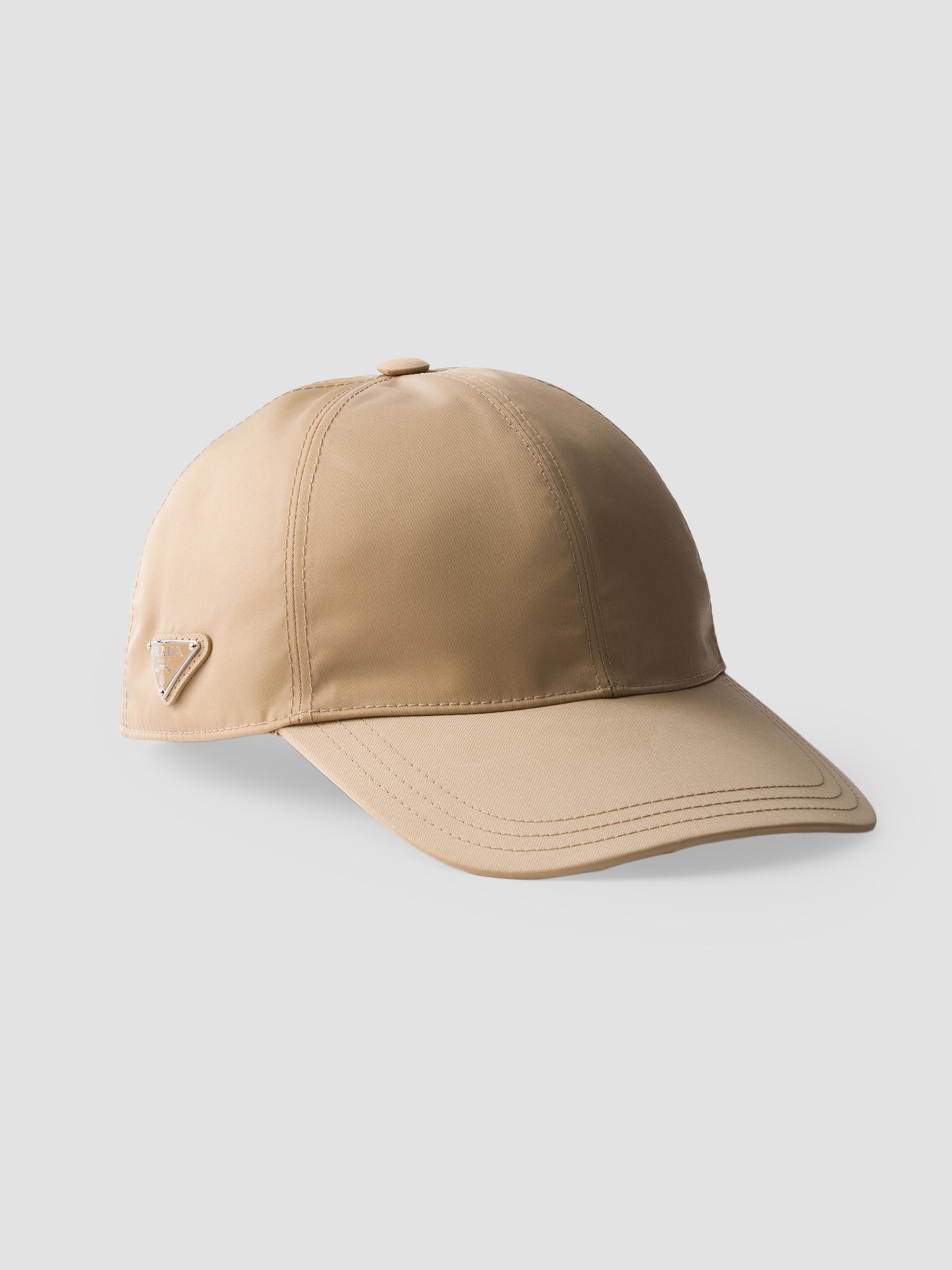 Prada Men's Re-Nylon Baseball Cap - Light Brown | Thumbnail 6