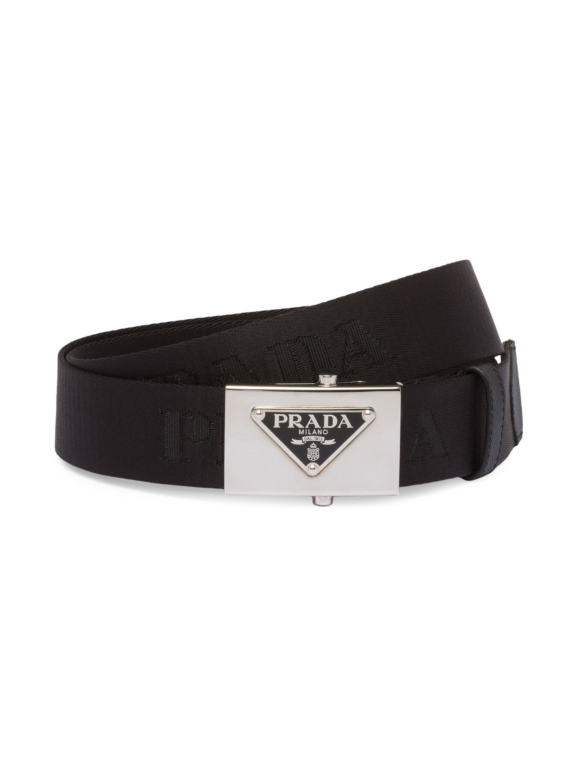 Prada Woven Re-Nylon Belt | Saks Fifth Avenue