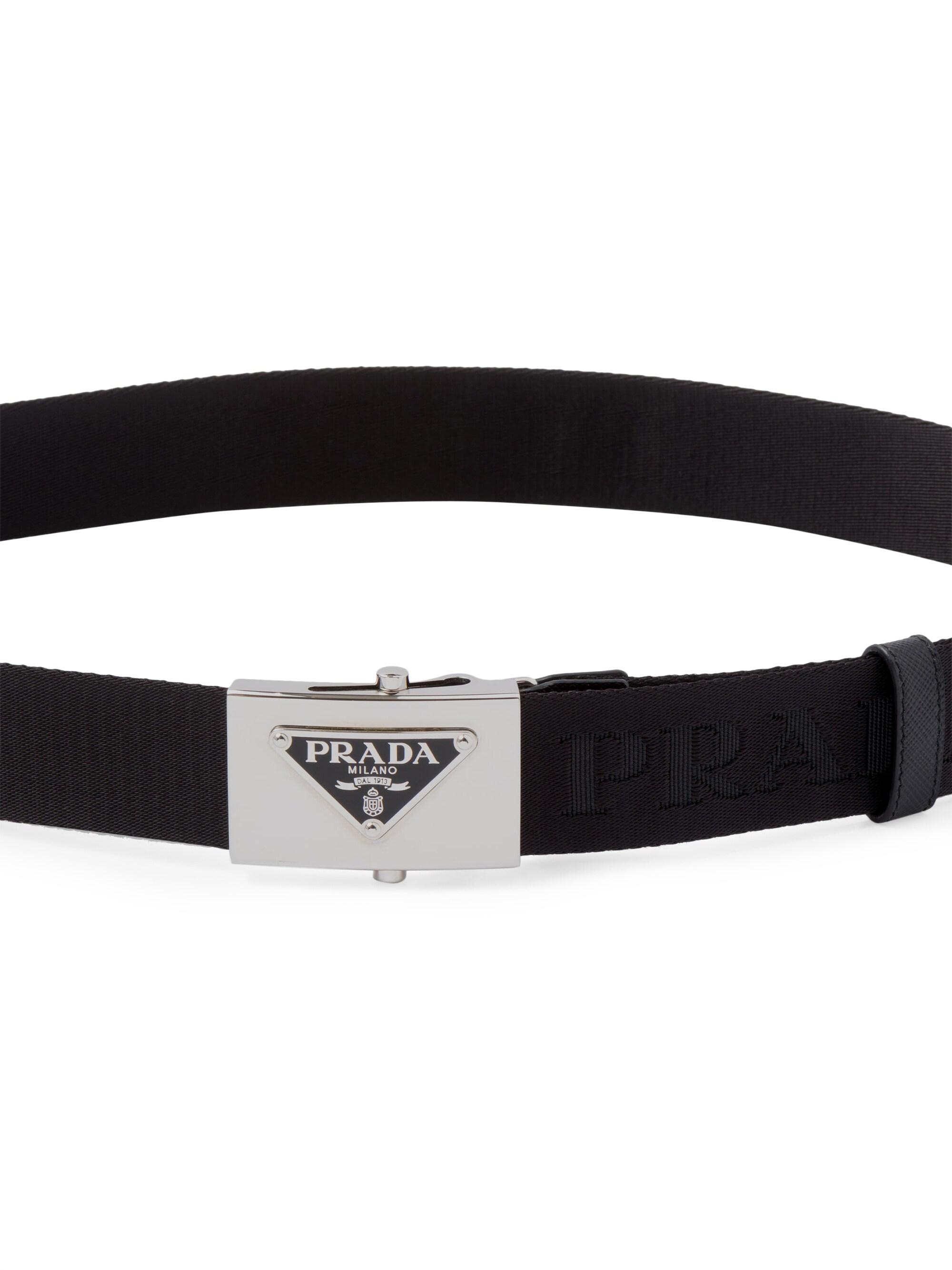 Prada Woven Re-Nylon Belt | Saks Fifth Avenue