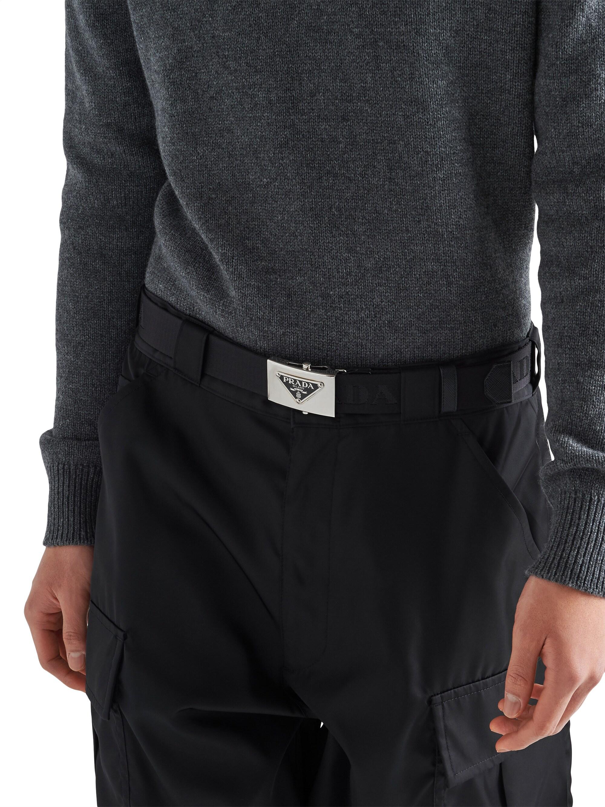 Prada Woven Re-Nylon Belt | Saks Fifth Avenue