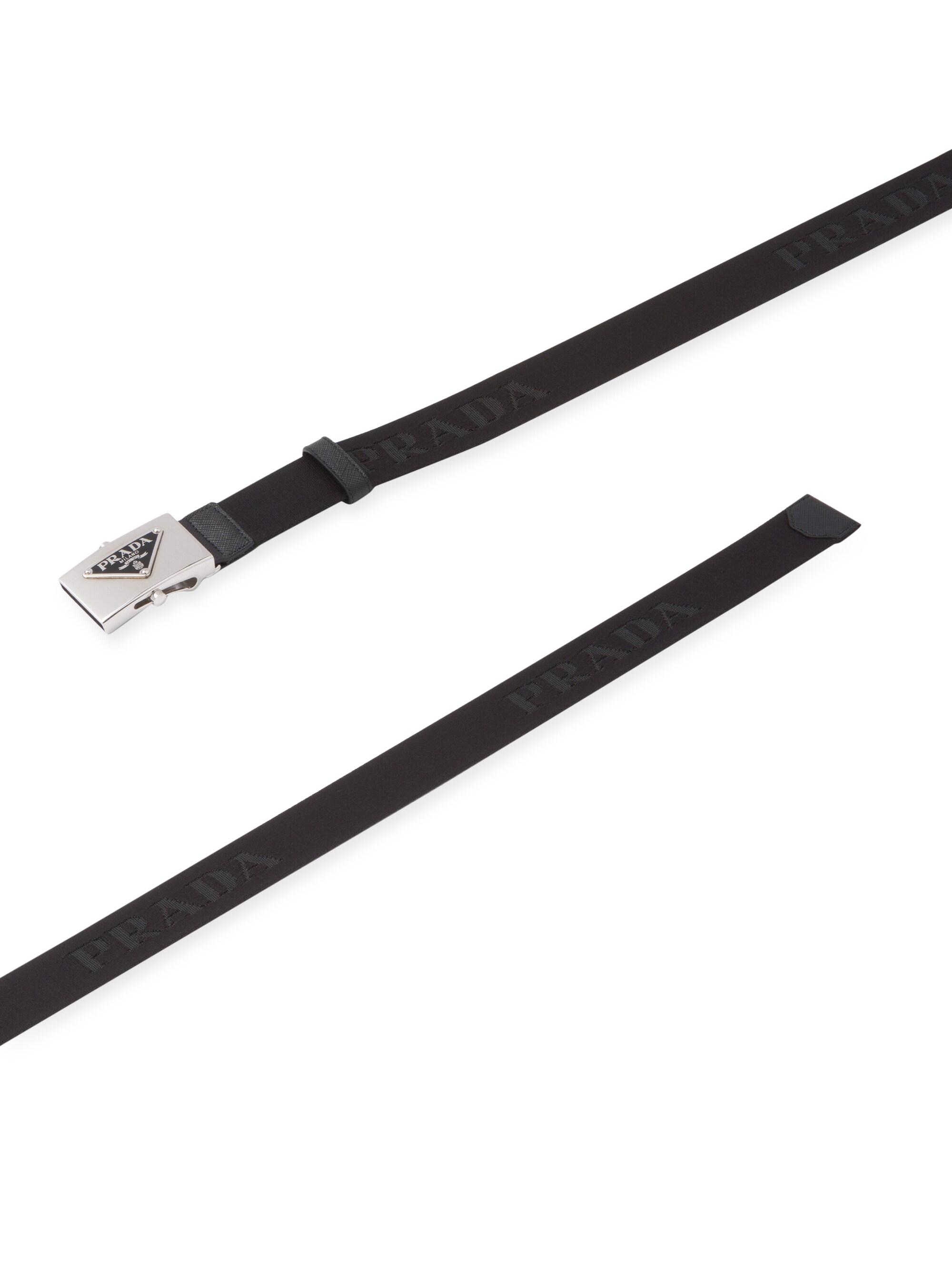 Prada Woven Re-Nylon Belt | Saks Fifth Avenue