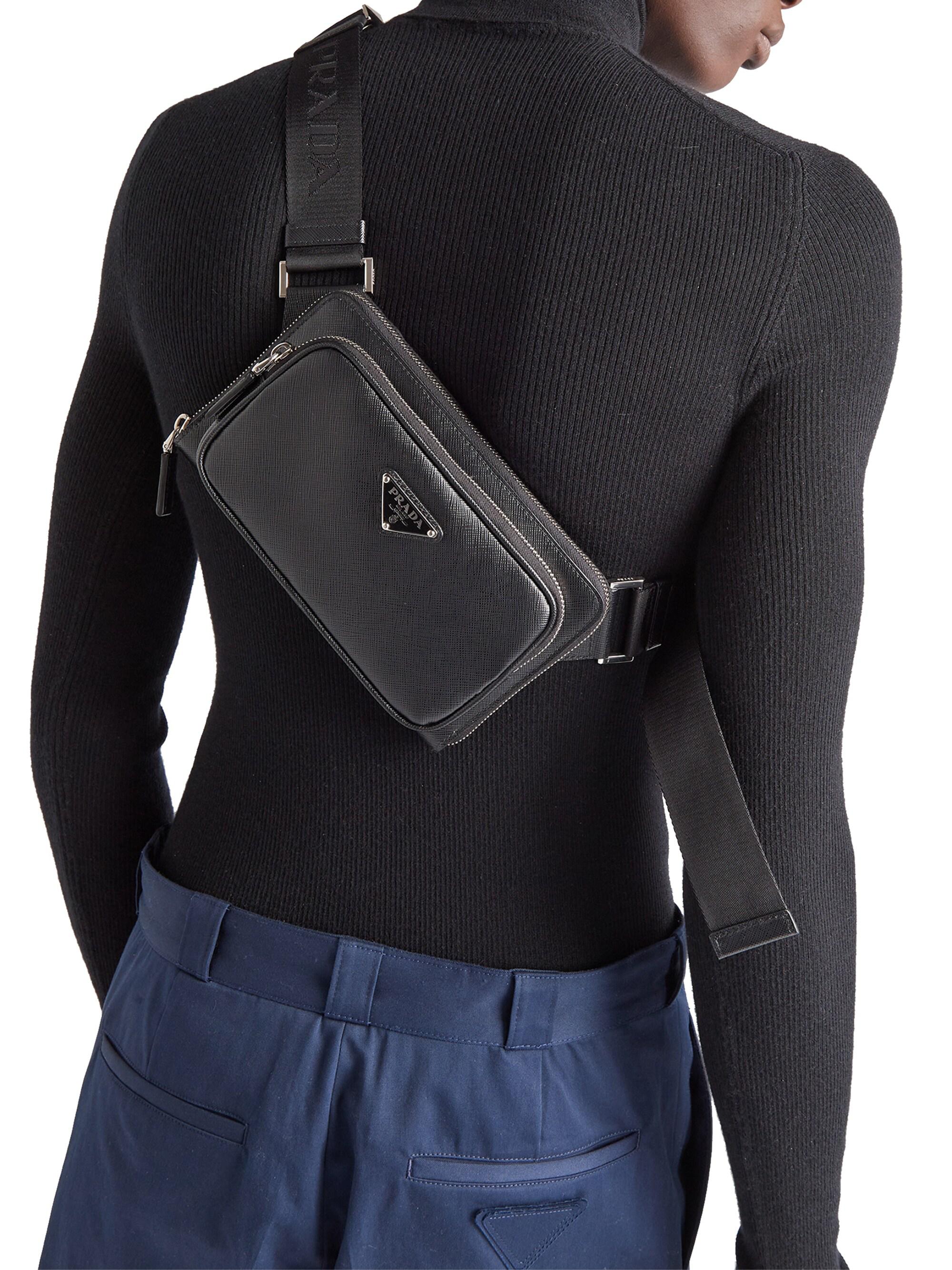 Prada Saffiano Leather Belt Bag | Saks Fifth Avenue