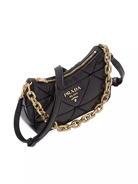 Shop Prada System Nappa Leather Patchwork Bag | Saks Fifth Avenue