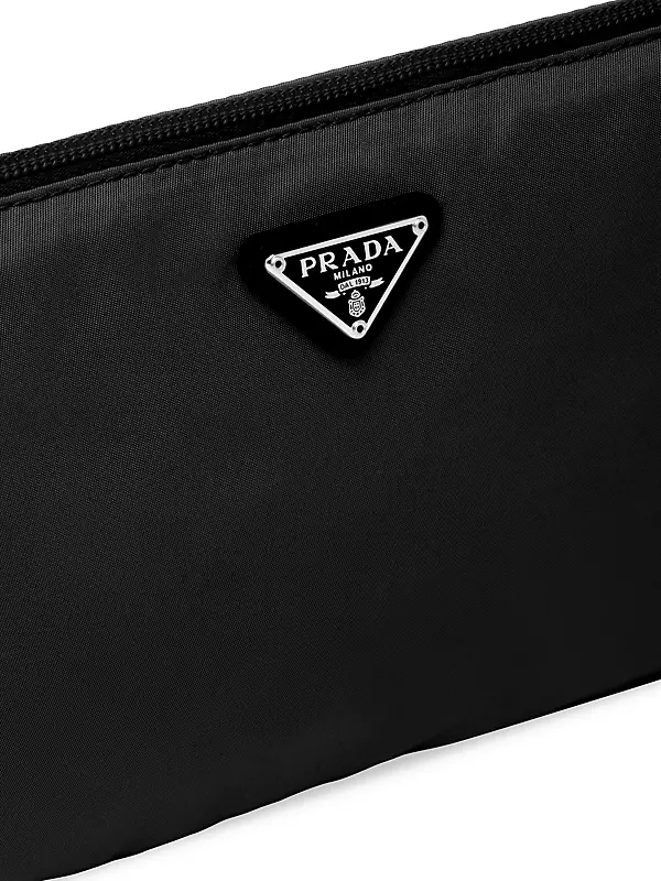 Prada Men's Re-Nylon Mini-Pouch - Black One-Size
