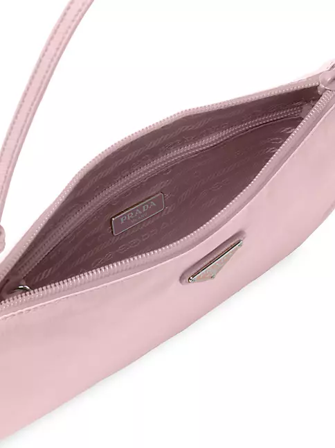 Mini bag Prada Pink in Suede - 33835908