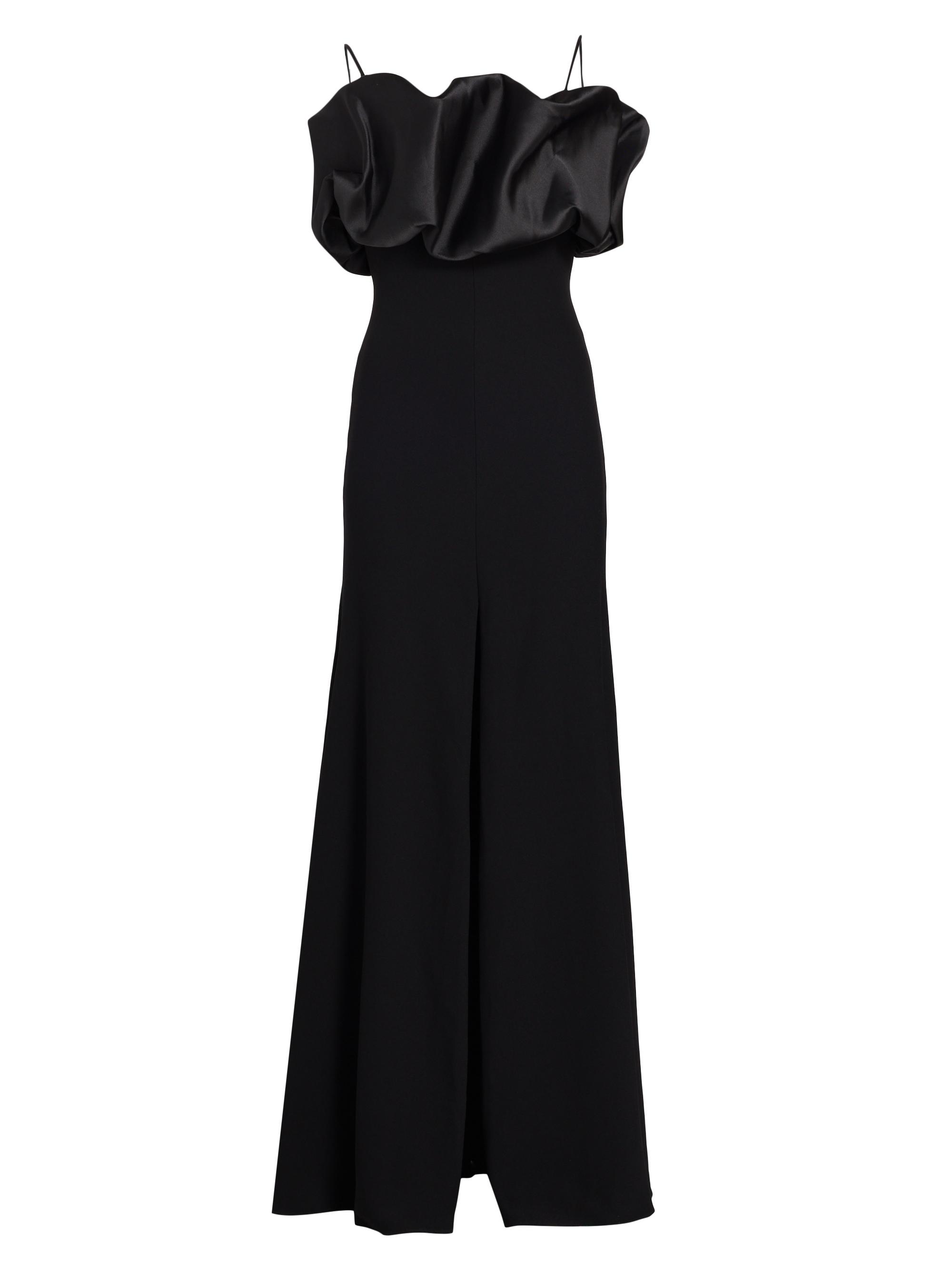 Vera Wang Bride Women's Vaughn Ruffled Mermaid Gown - Black