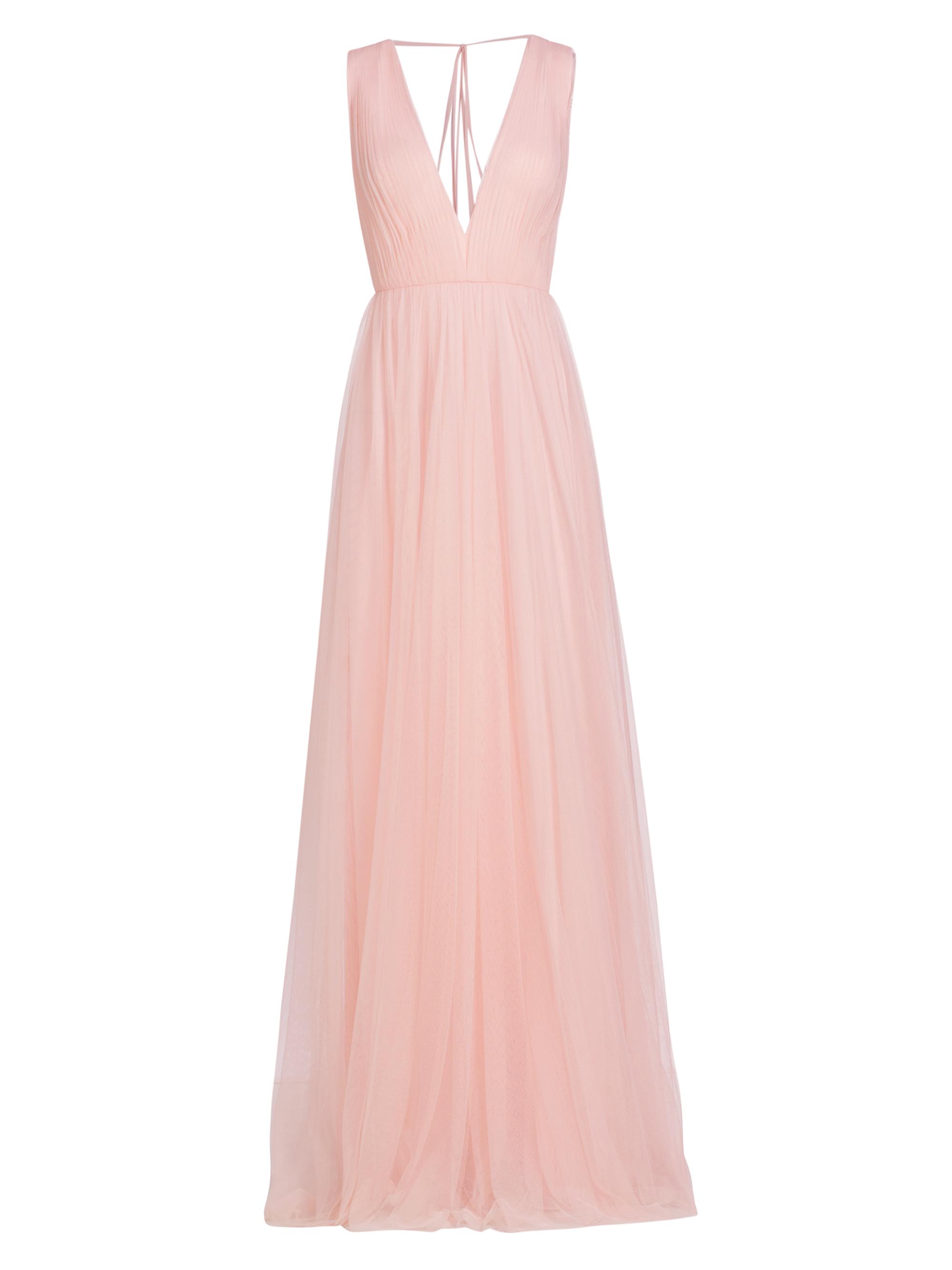 Vera Wang Bride Women's Vias Pleated Tulle Gown - Pale Pink