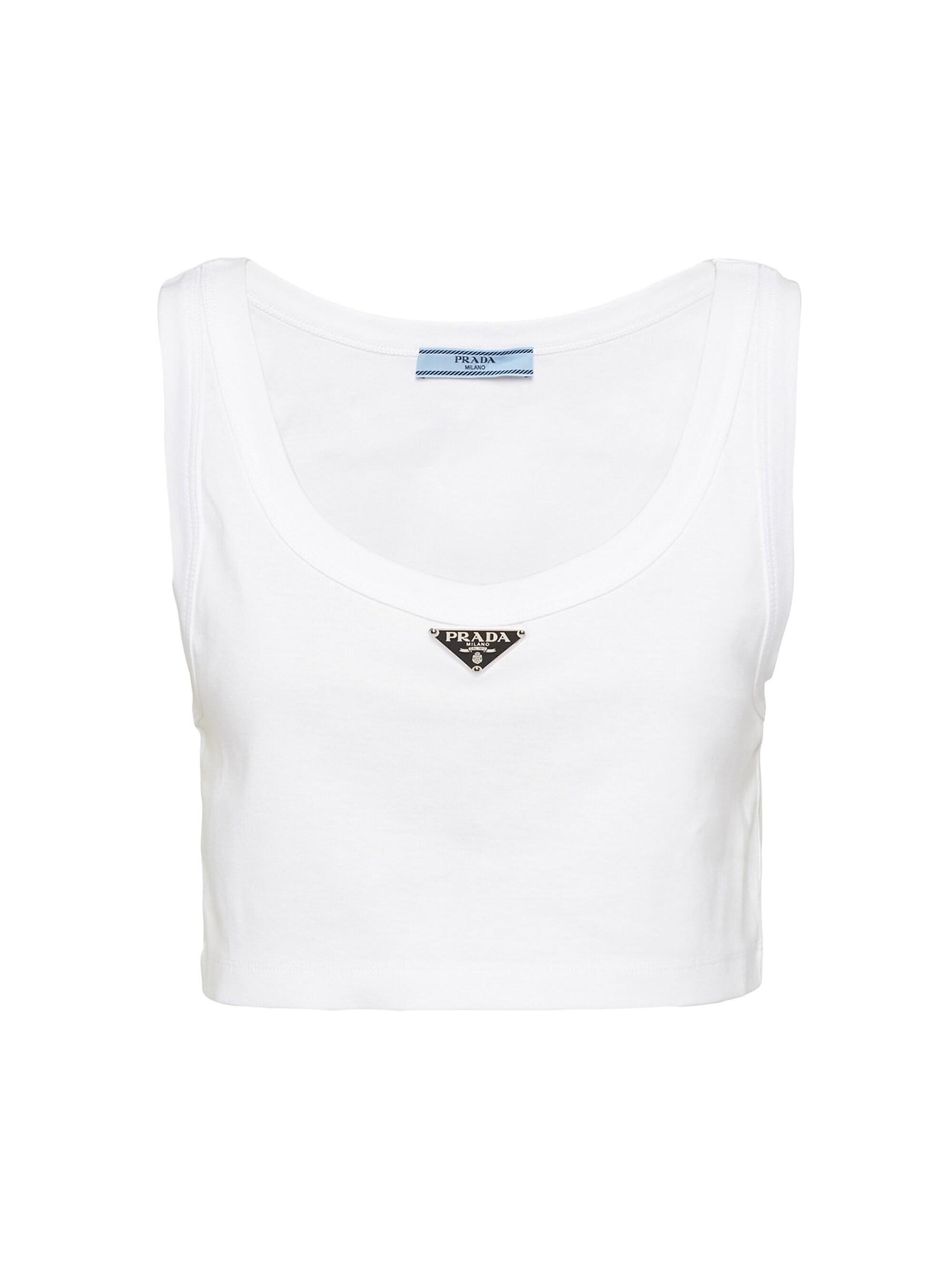 Prada Women's Jersey Top - White