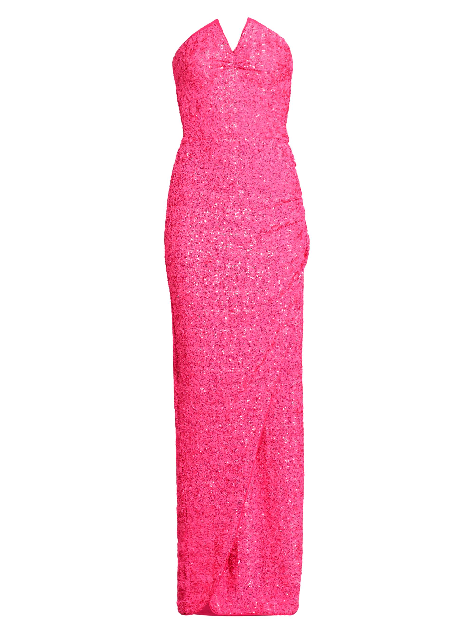 Chiara Boni La Petite Robe Women's Chilo Strapless Sequin Gown - Spicy Pink