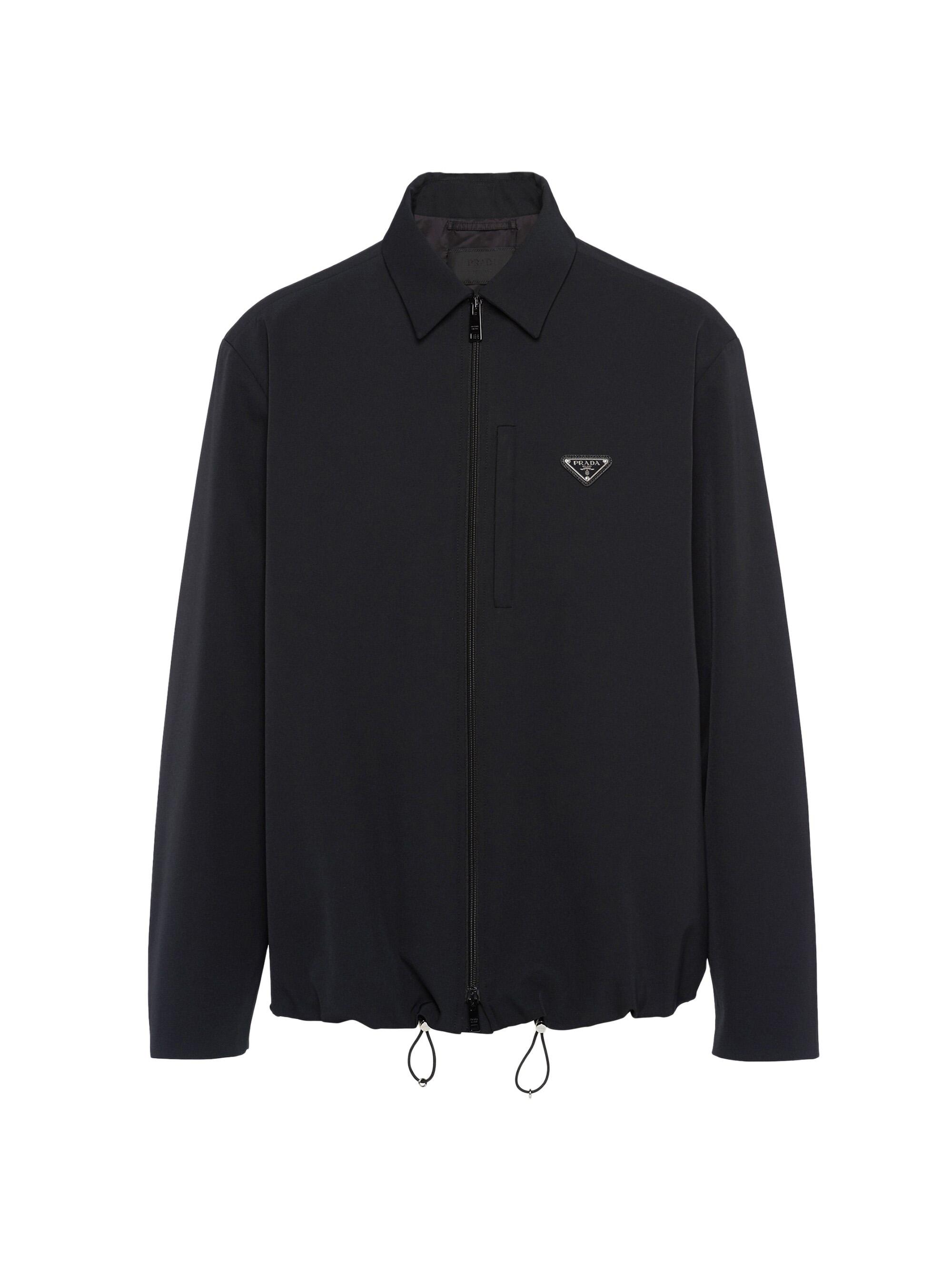 Prada Men's Polyester Shirt - Black