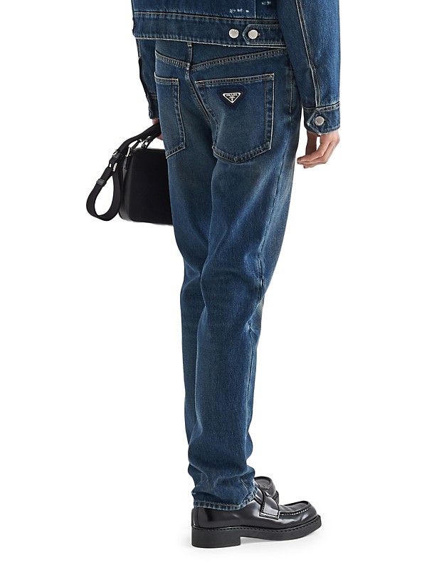 Shop Prada Five-Pocket Denim Jeans | Saks Fifth Avenue Shop Prada Five-Pocket Denim Jeans | Saks Fifth Avenue
